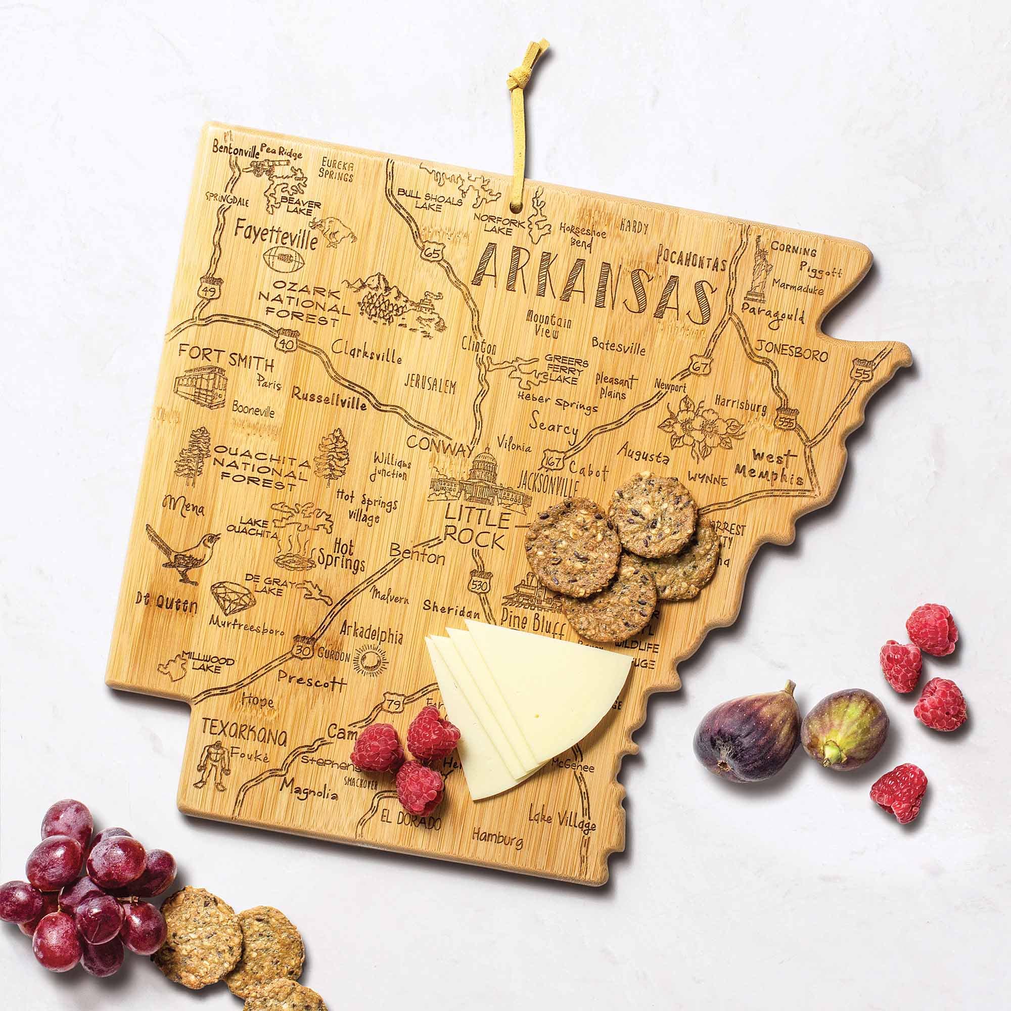 totally-bamboo-destination-arkansas-cutting-board-13-x-12 image 2