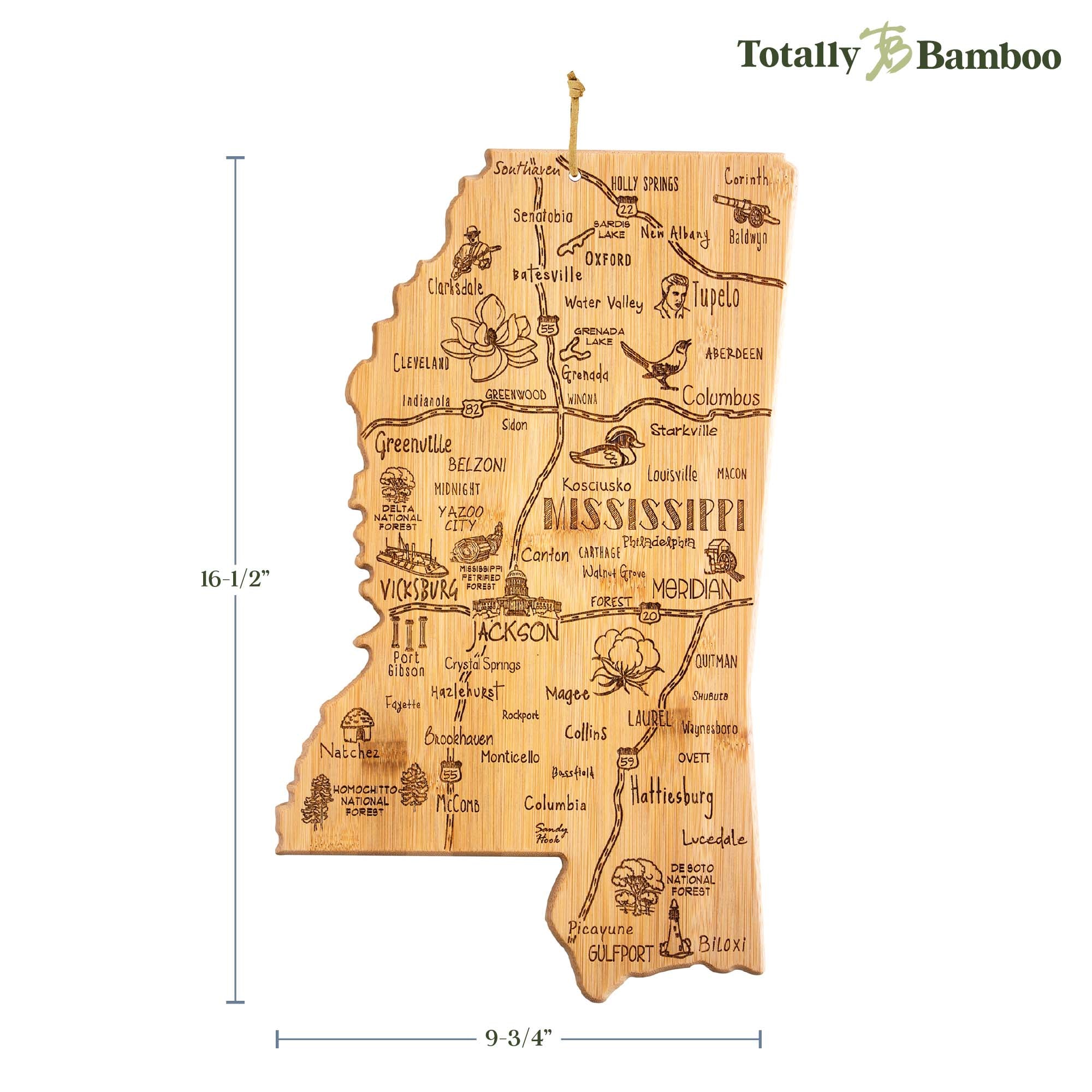 totally-bamboo-destination-mississippi-cutting-board-16-1-2-x-9-3-4 image 8