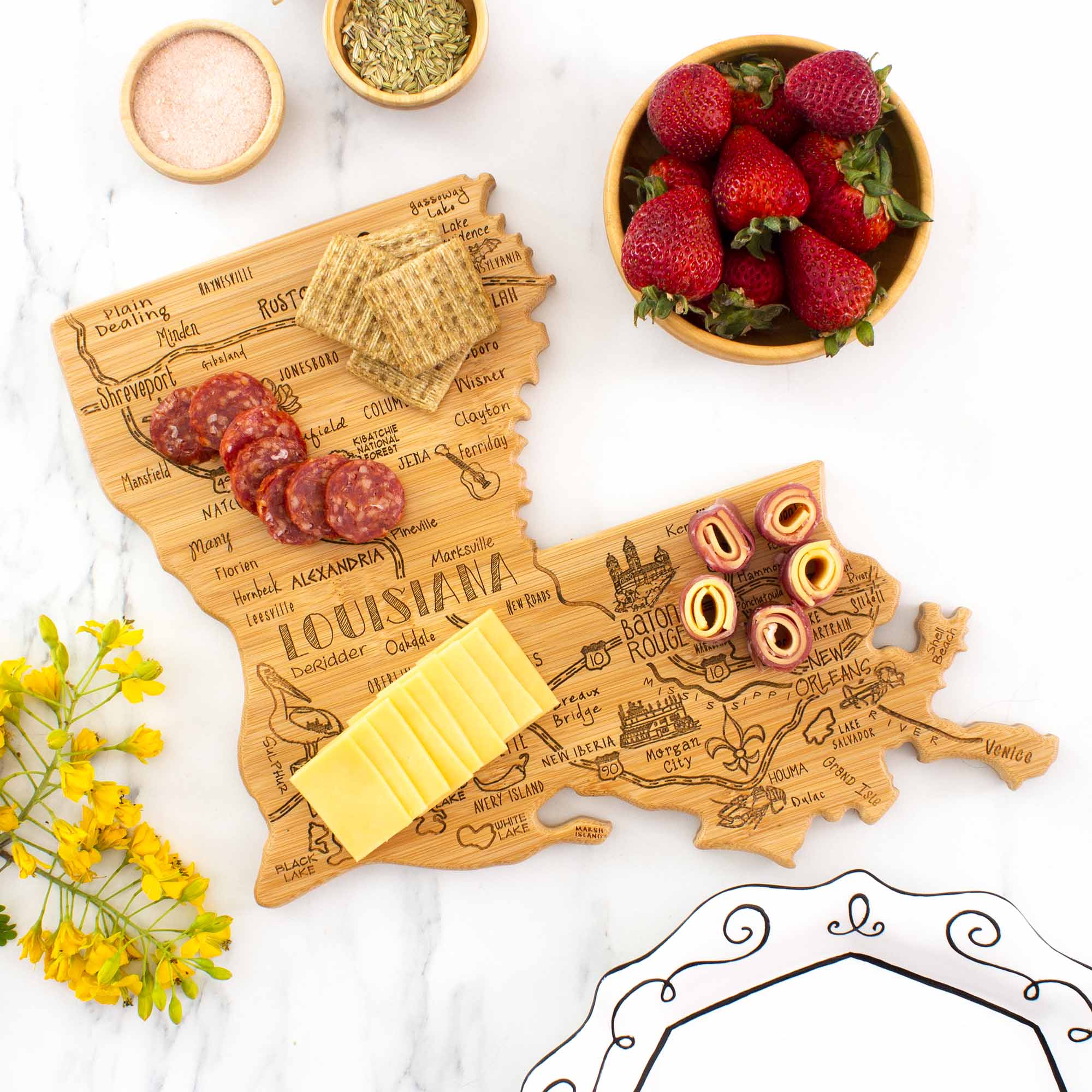 totally-bamboo-destination-louisiana-cutting-board-13-x-12 image 2