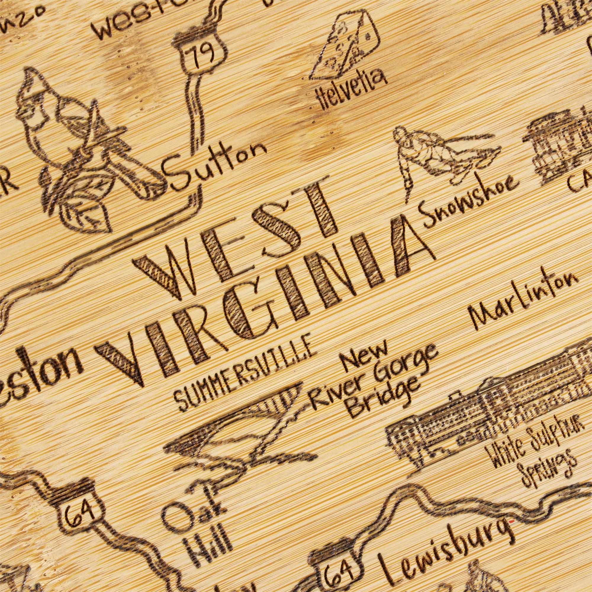 totally-bamboo-destination-west-virginia-cutting-board-13-5-x-11-75 image 5