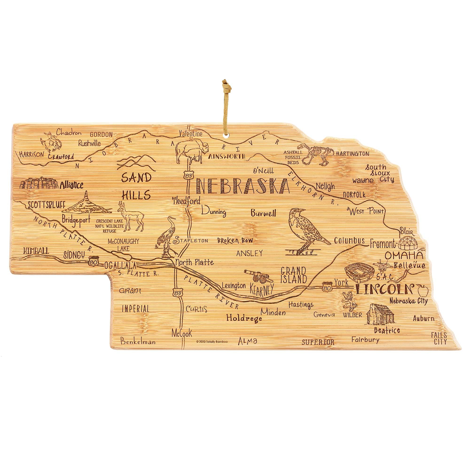 totally-bamboo-destination-nebraska-cutting-board-17-3-4-x-9 image 1
