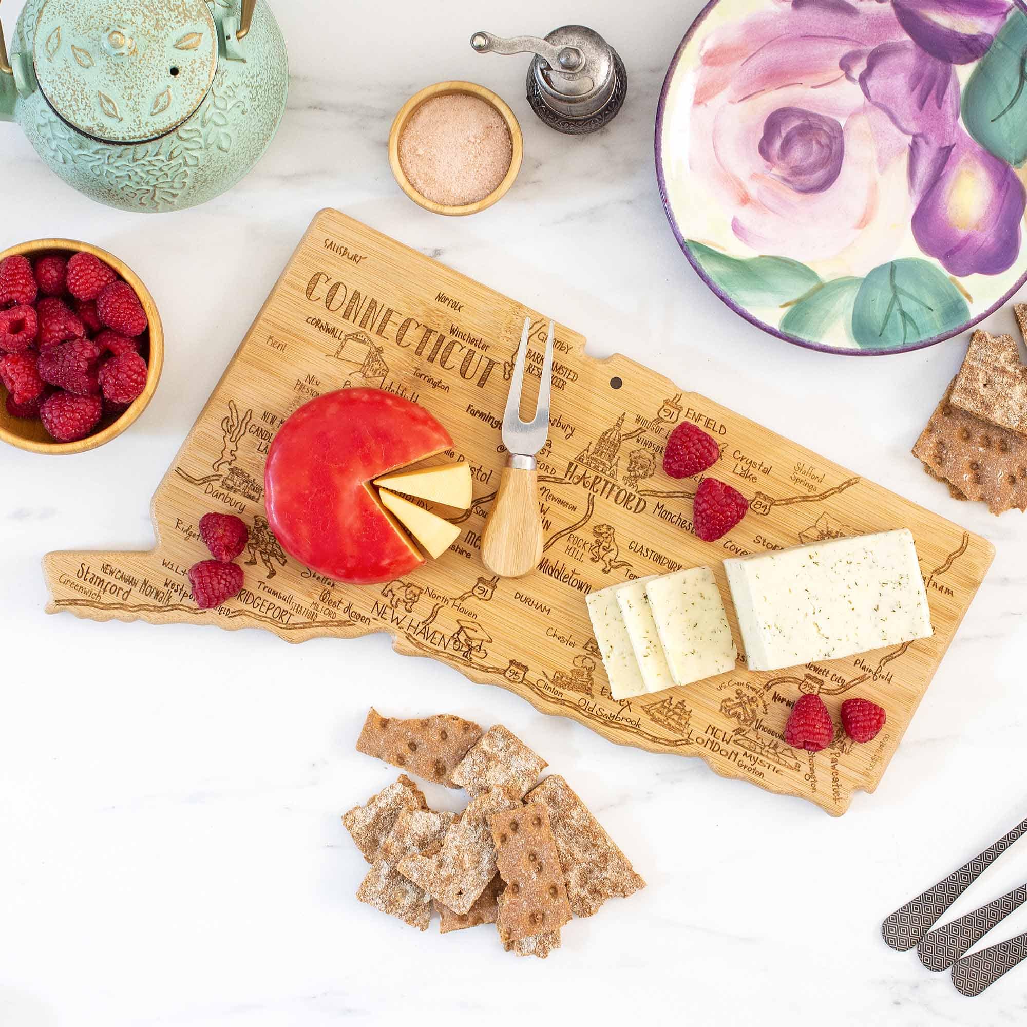 totally-bamboo-destination-connecticut-cutting-board-16-1-2-x-9-1-2 image 2