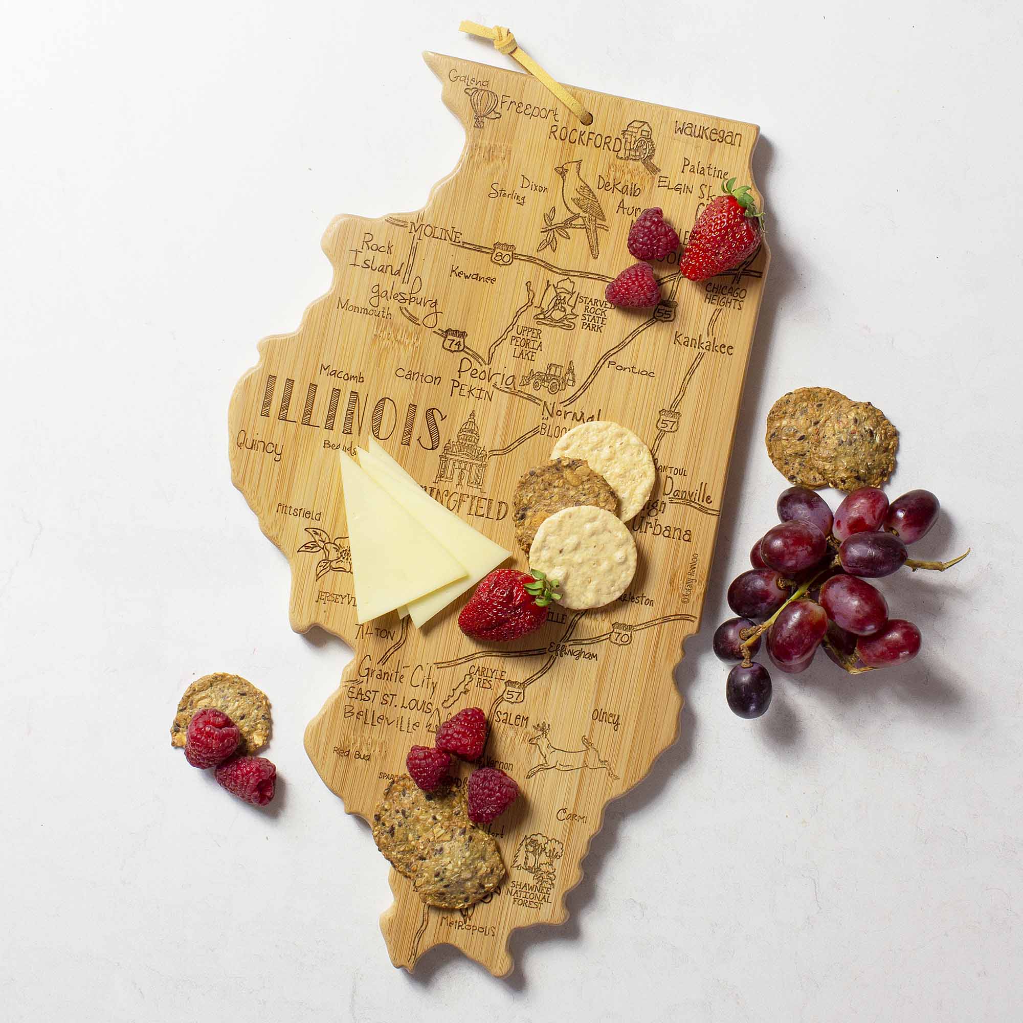 totally-bamboo-destination-illinois-cutting-board-16-5-x-9-25 image 2