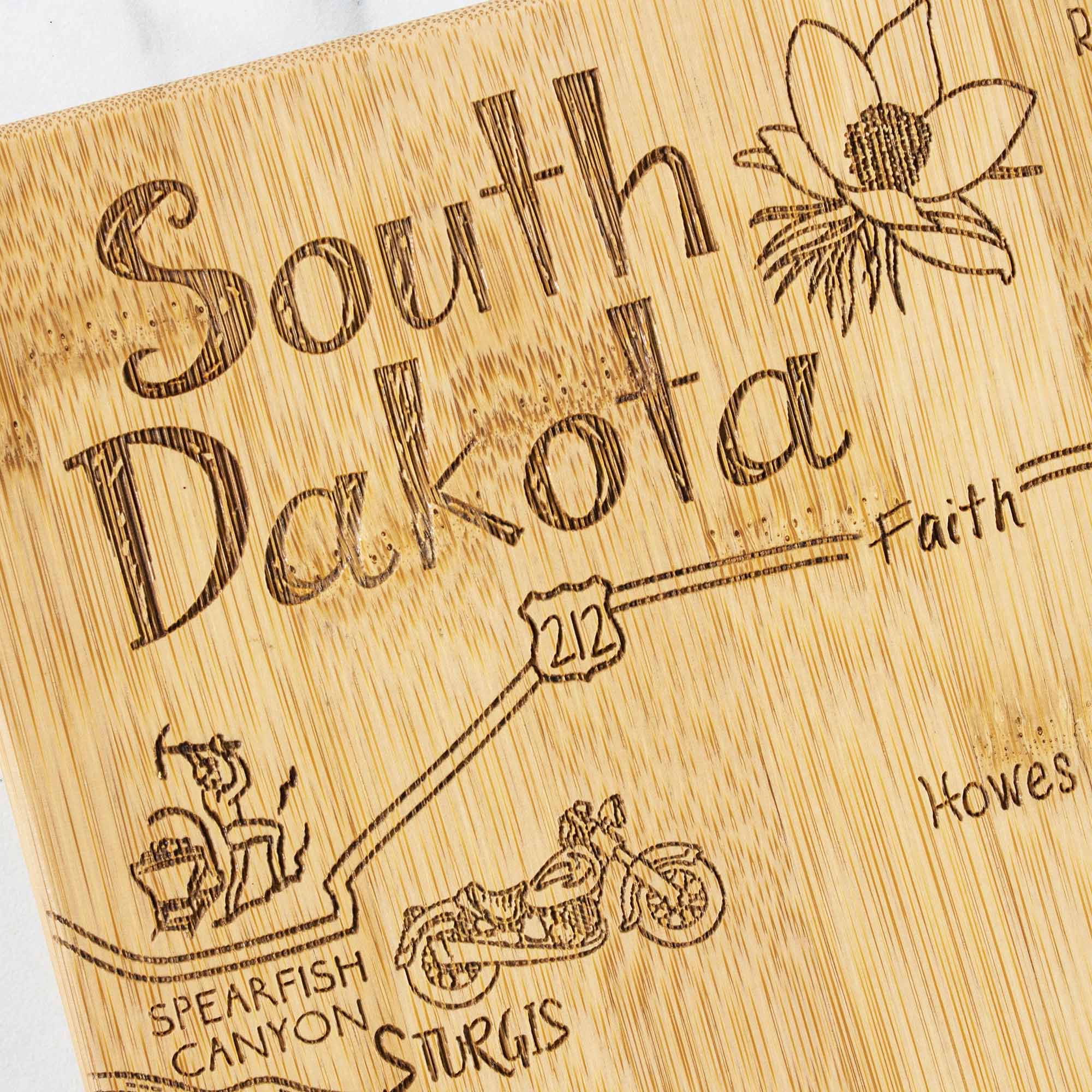 totally-bamboo-destination-south-dakota-cutting-board-9-75-x-16 image 5