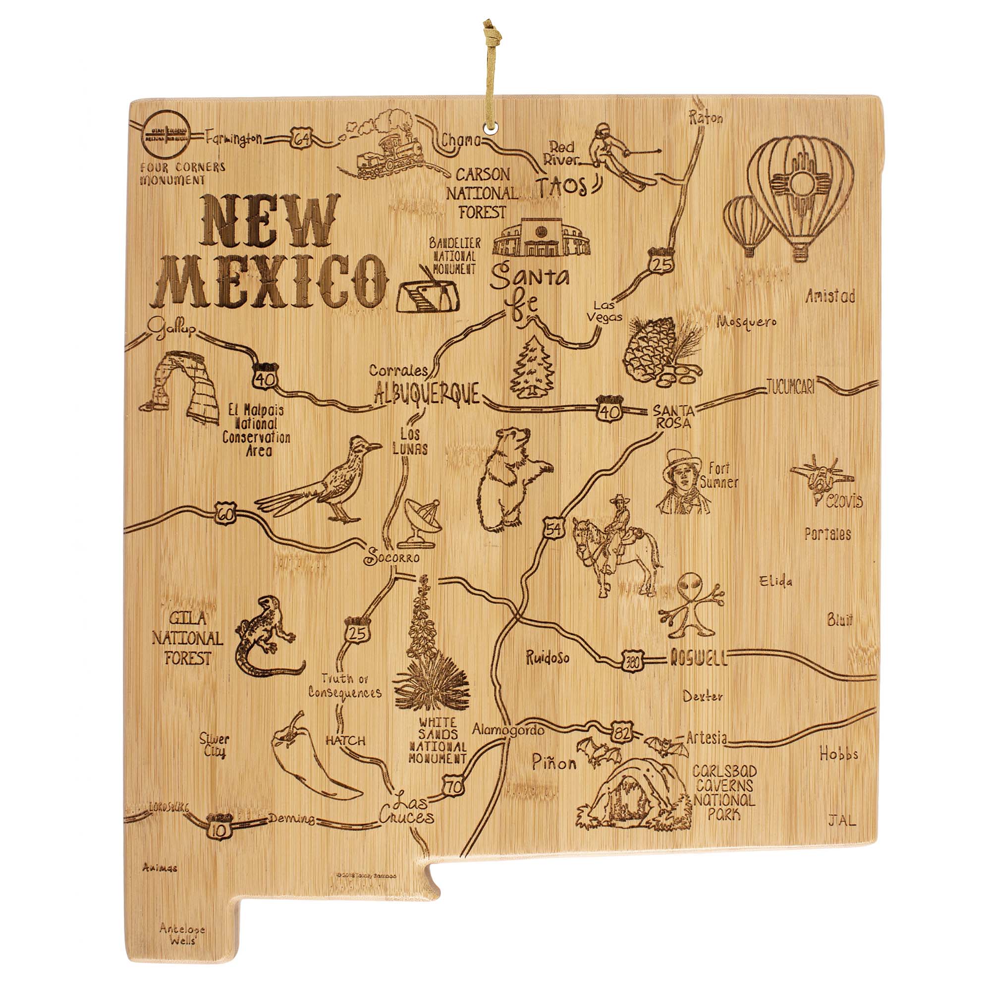 totally-bamboo-destination-new-mexico-cutting-board-11-3-4-x-13-1-2 image 1