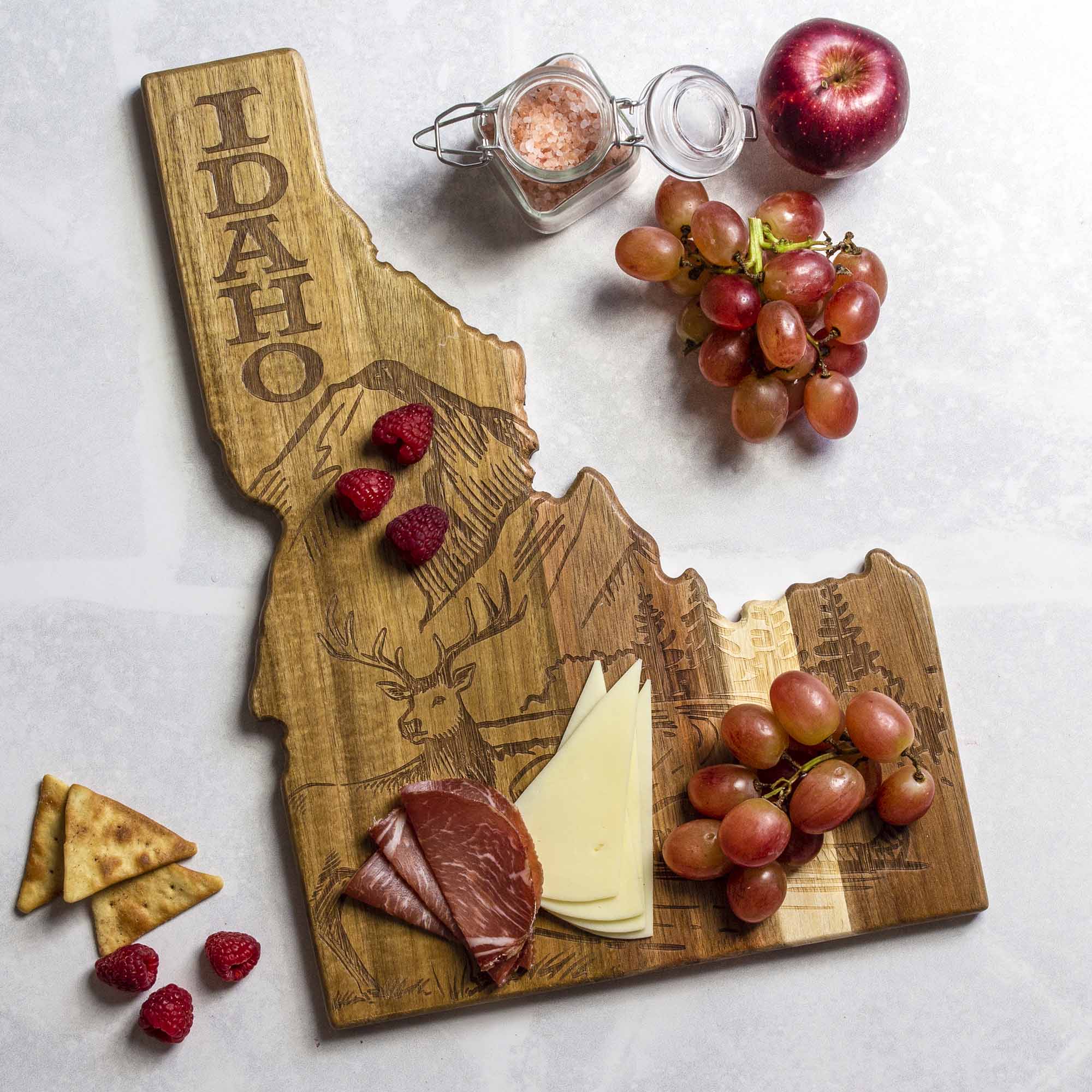 totally-bamboo-rock-branch-origins-series-idaho-cutting-board-acacia-wood-servin image 2