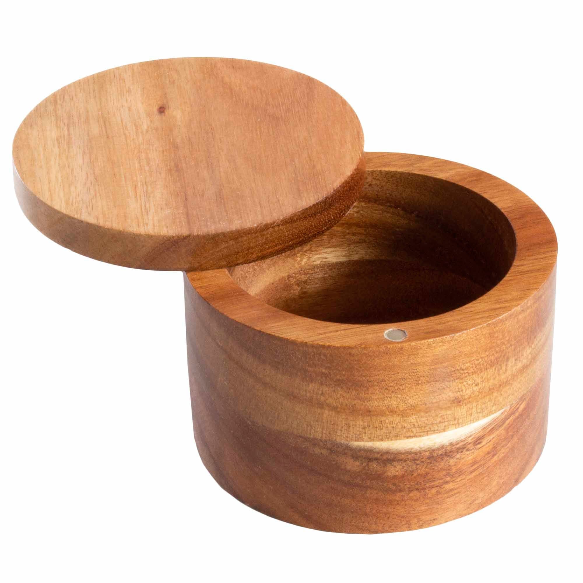 totally-bamboo-rock-branch-acacia-salt-cellar-with-magnetic-lock-lid-6-oz-capaci image 6