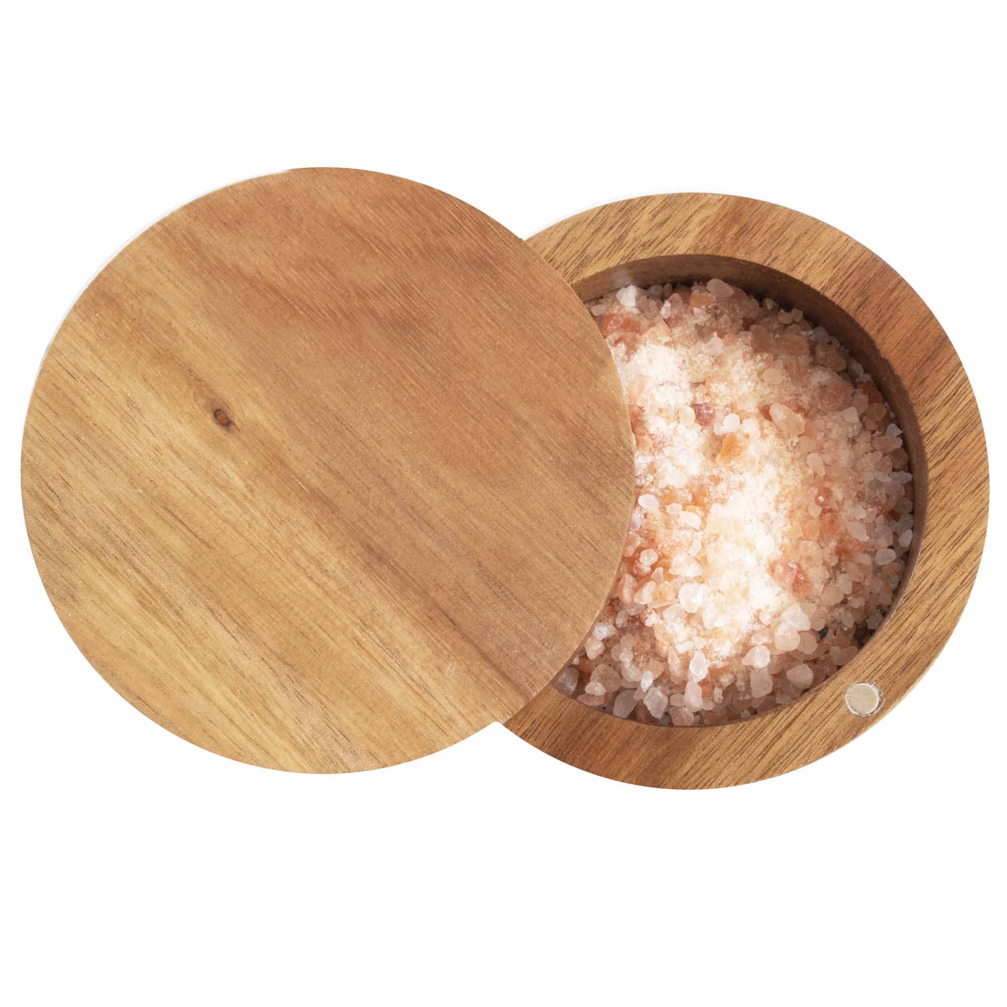totally-bamboo-rock-branch-acacia-salt-cellar-with-magnetic-lock-lid-6-oz-capaci image 4