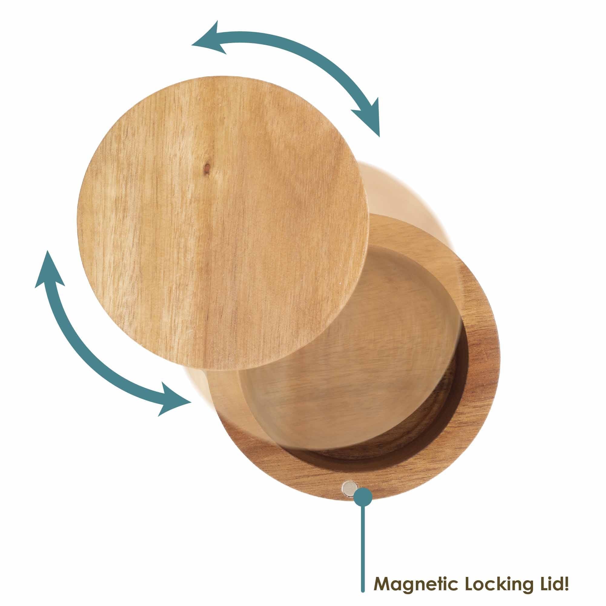 totally-bamboo-rock-branch-acacia-salt-cellar-with-magnetic-lock-lid-6-oz-capaci image 5