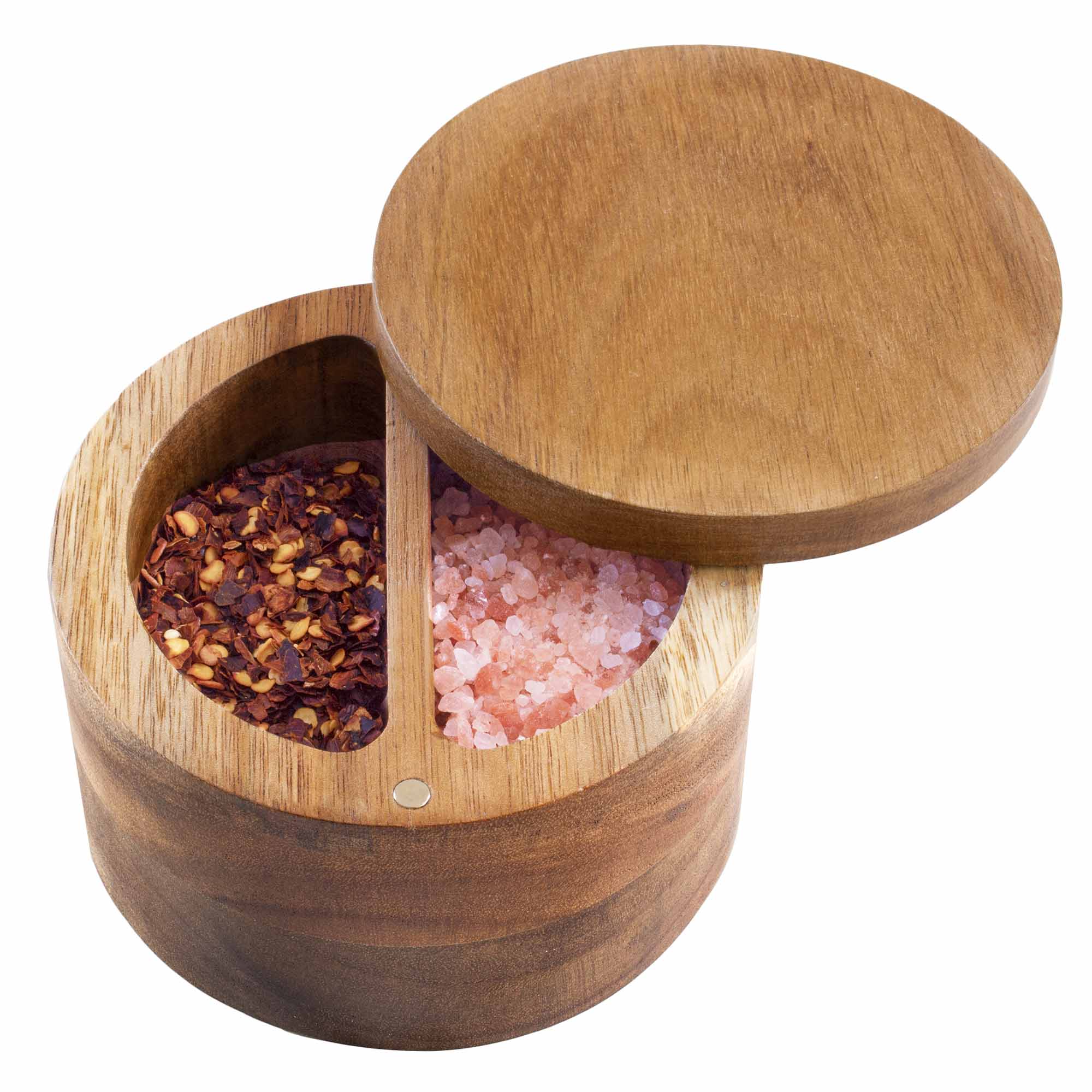 rock-branch-duet-salt-cellar-by-totally-bamboo-7-oz-acacia-wood-two-compartment image 4