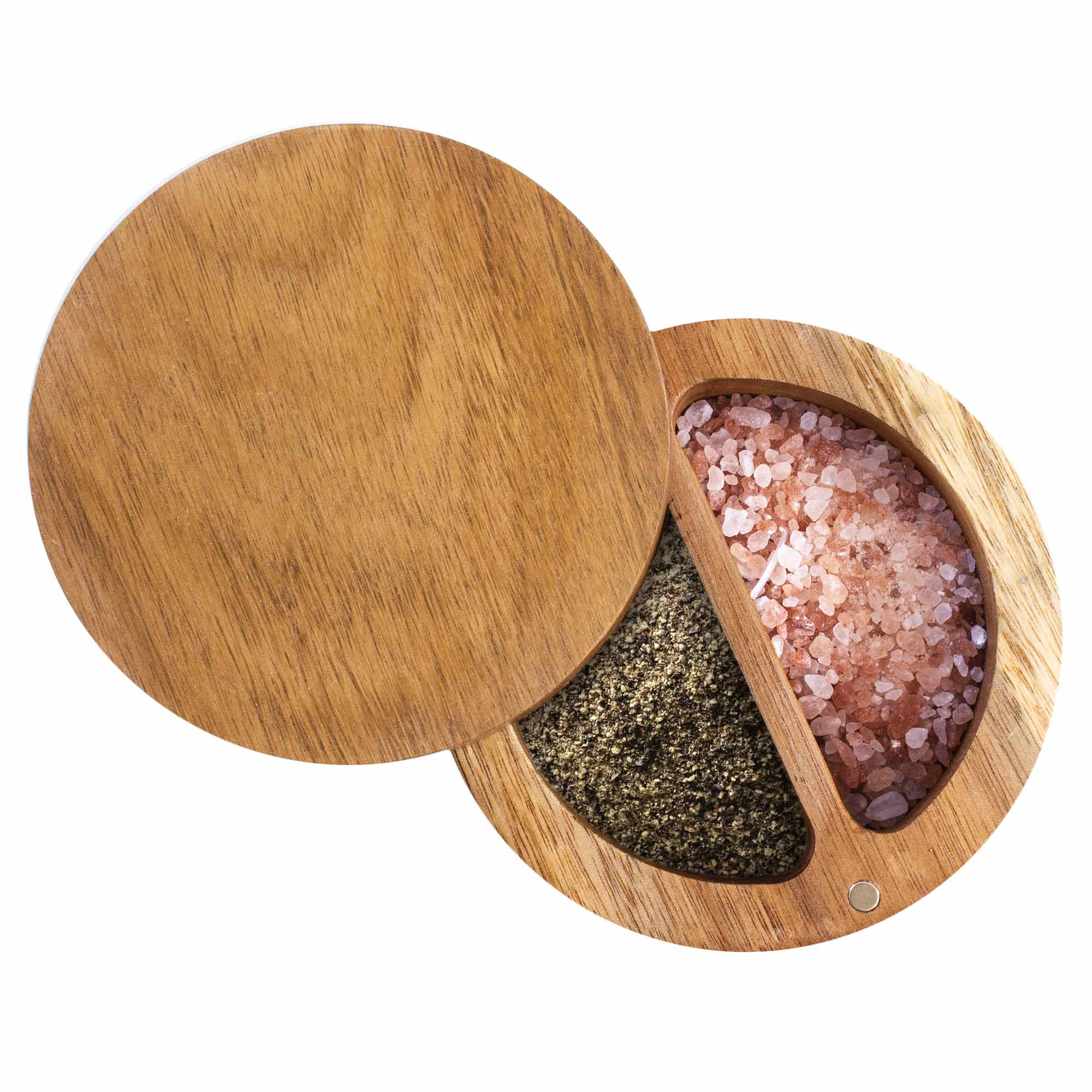 rock-branch-duet-salt-cellar-by-totally-bamboo-7-oz-acacia-wood-two-compartment image 5