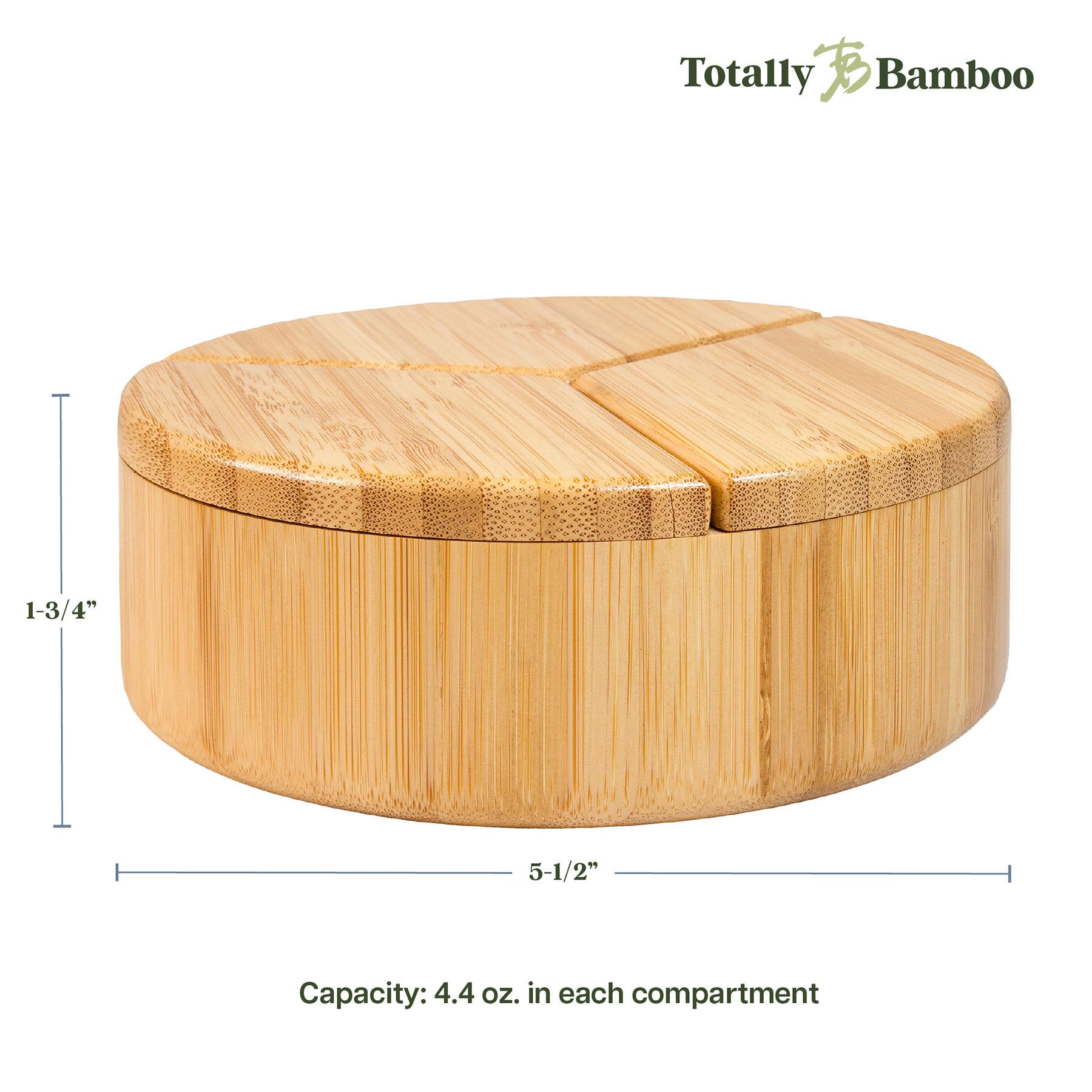 totally-bamboo-trio-salt-cellar-3-compartment-bamboo-salt-box image 6