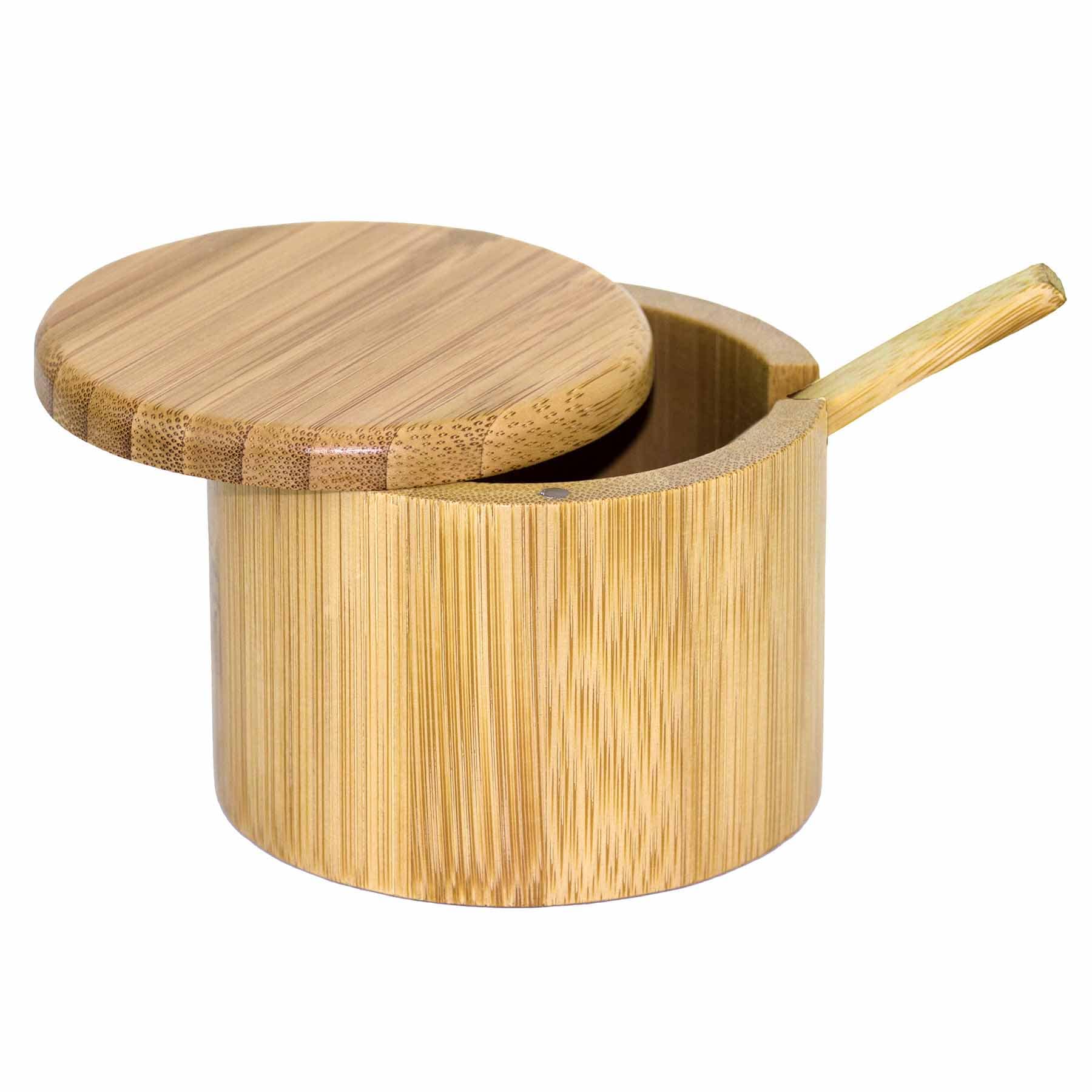 totally-bamboo-little-dipper-salt-cellar-with-salt-spoon-6-oz-capacity image 1