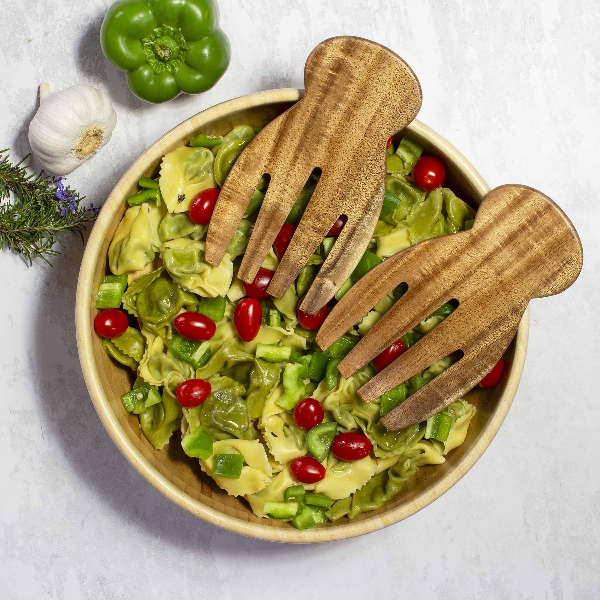 tb-home-acacia-wood-salad-hands-salad-serving-set image 4