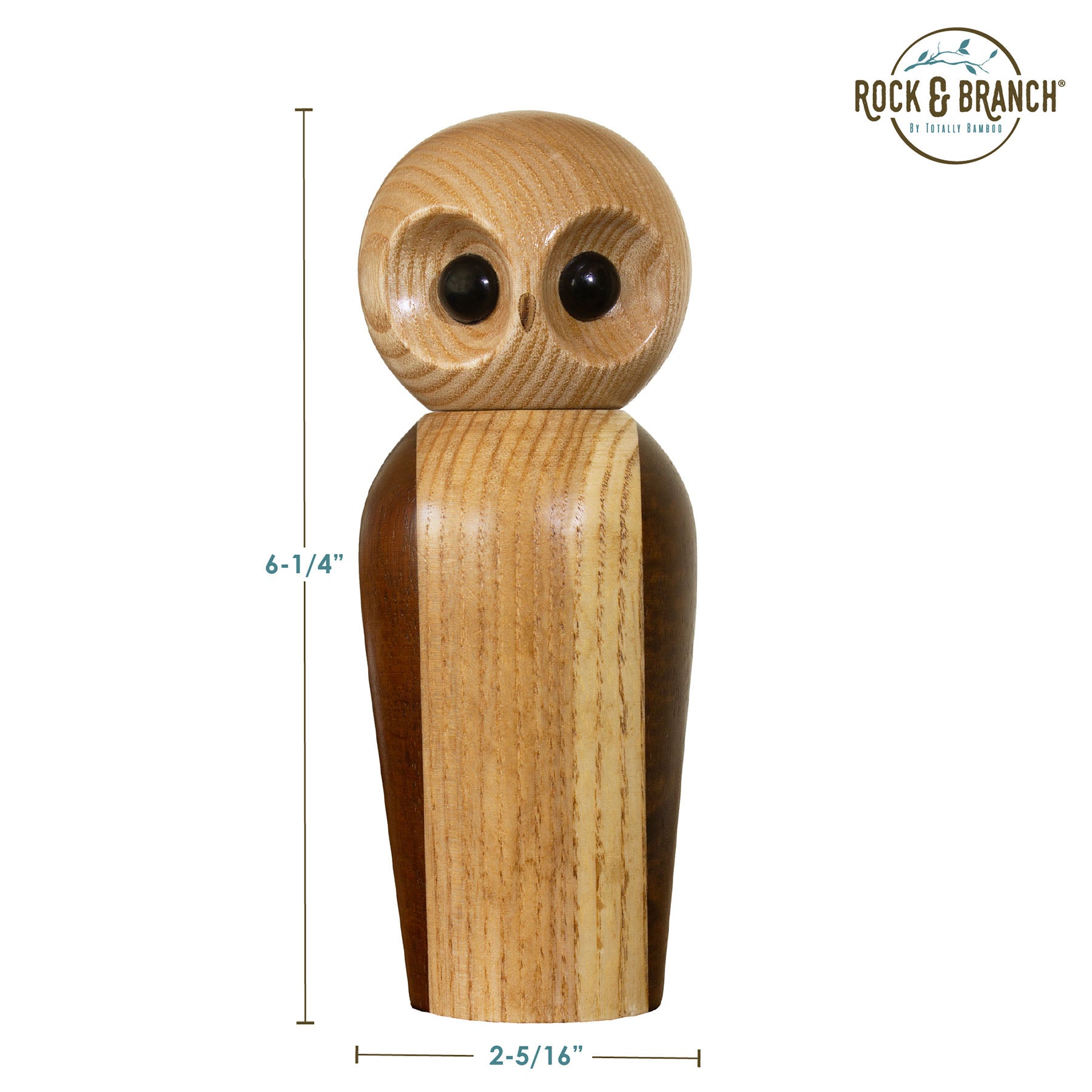 totally-bamboo-rock-branch-owl-pepper-mill image 7