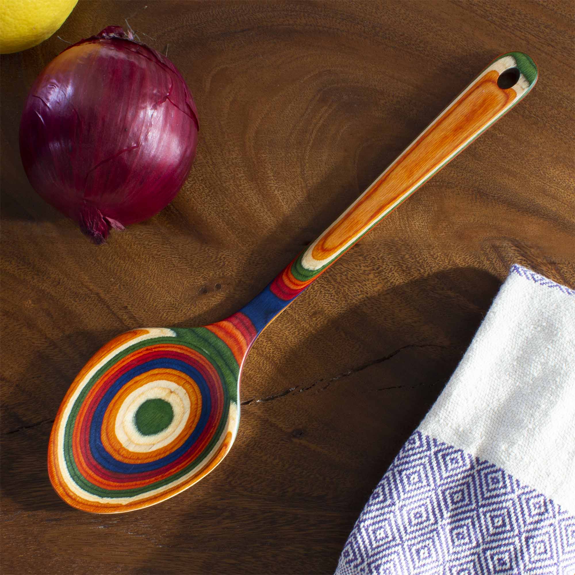 baltique-marrakesh-collection-grand-serving-spoon-14-colorful-layered-birch-stir image 2