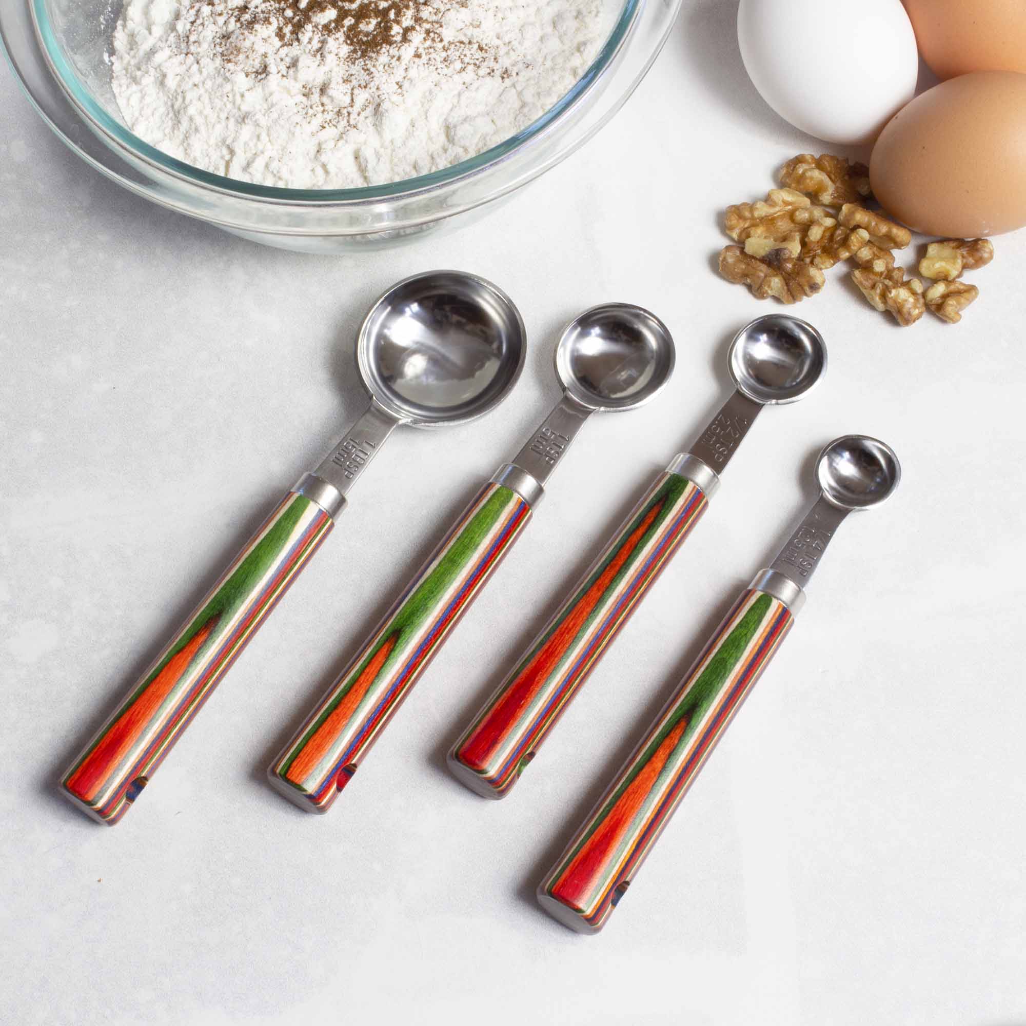 totally-bamboo-baltique-marrakesh-4-piece-measuring-spoon-set-rainbow-birch-wood image 3