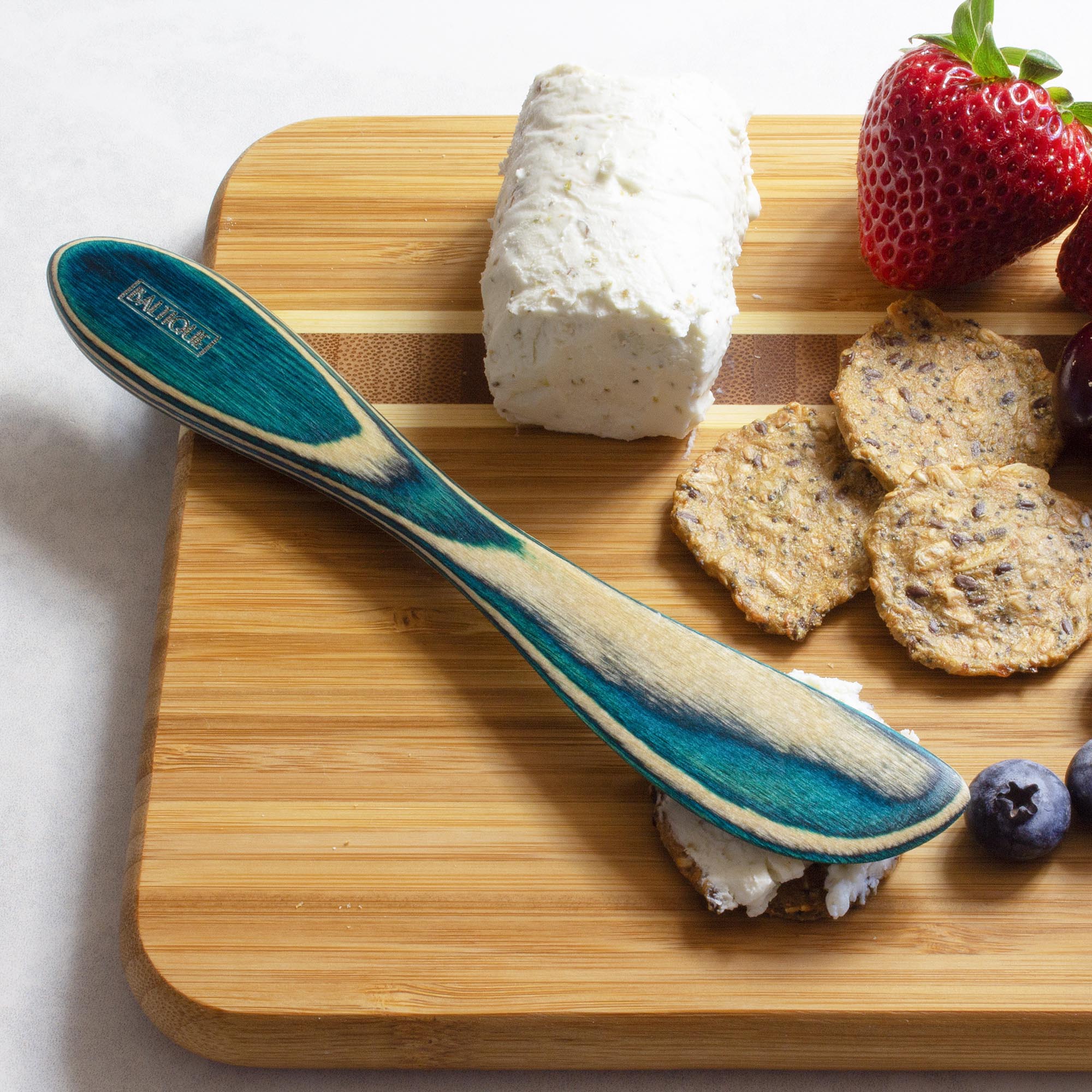 baltique-mykonos-collection-spreader-knife-8-light-blue-birch-cheese-butter-spre image 3