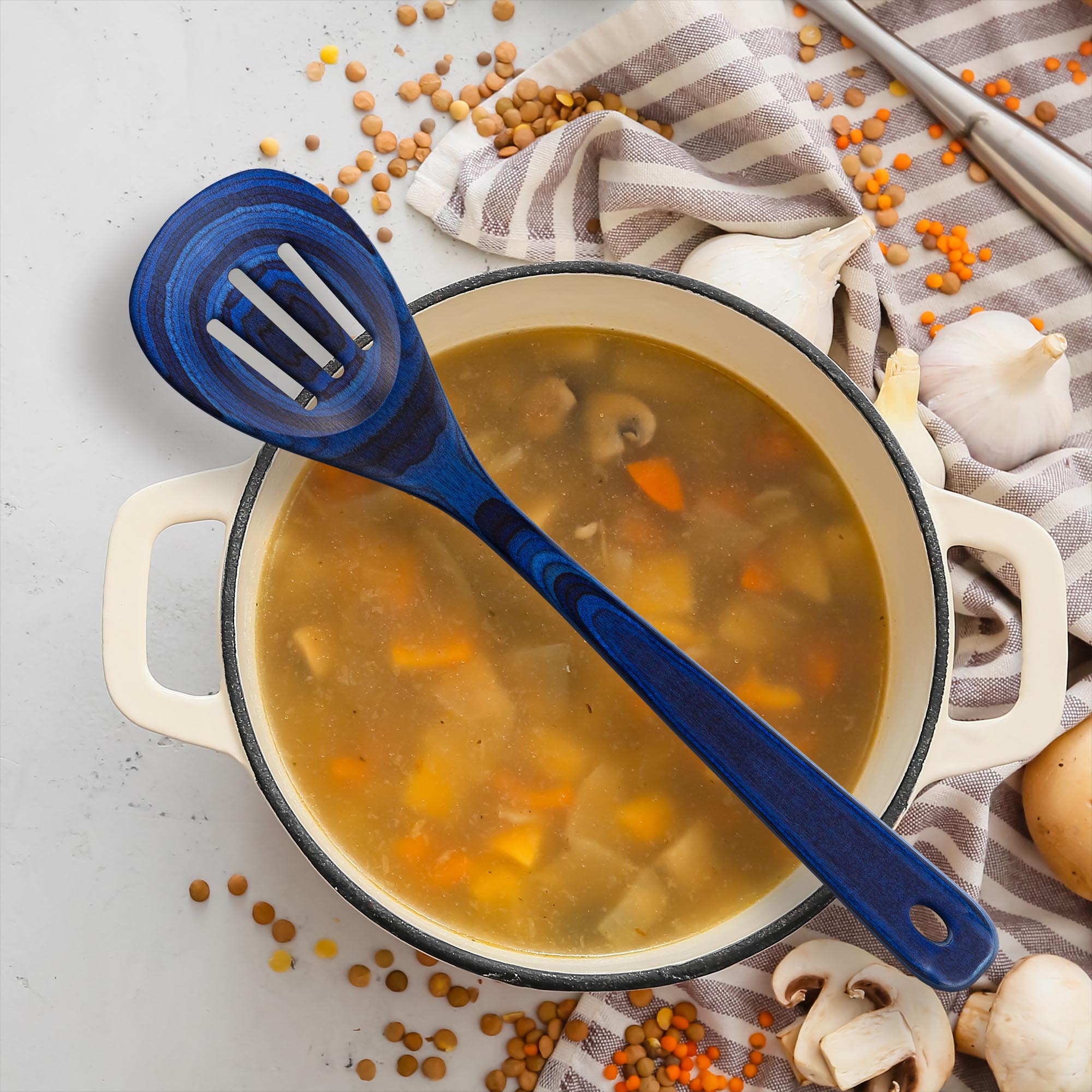 totally-bamboo-baltique-malta-collection-slotted-spoon-12-1-2 image 2