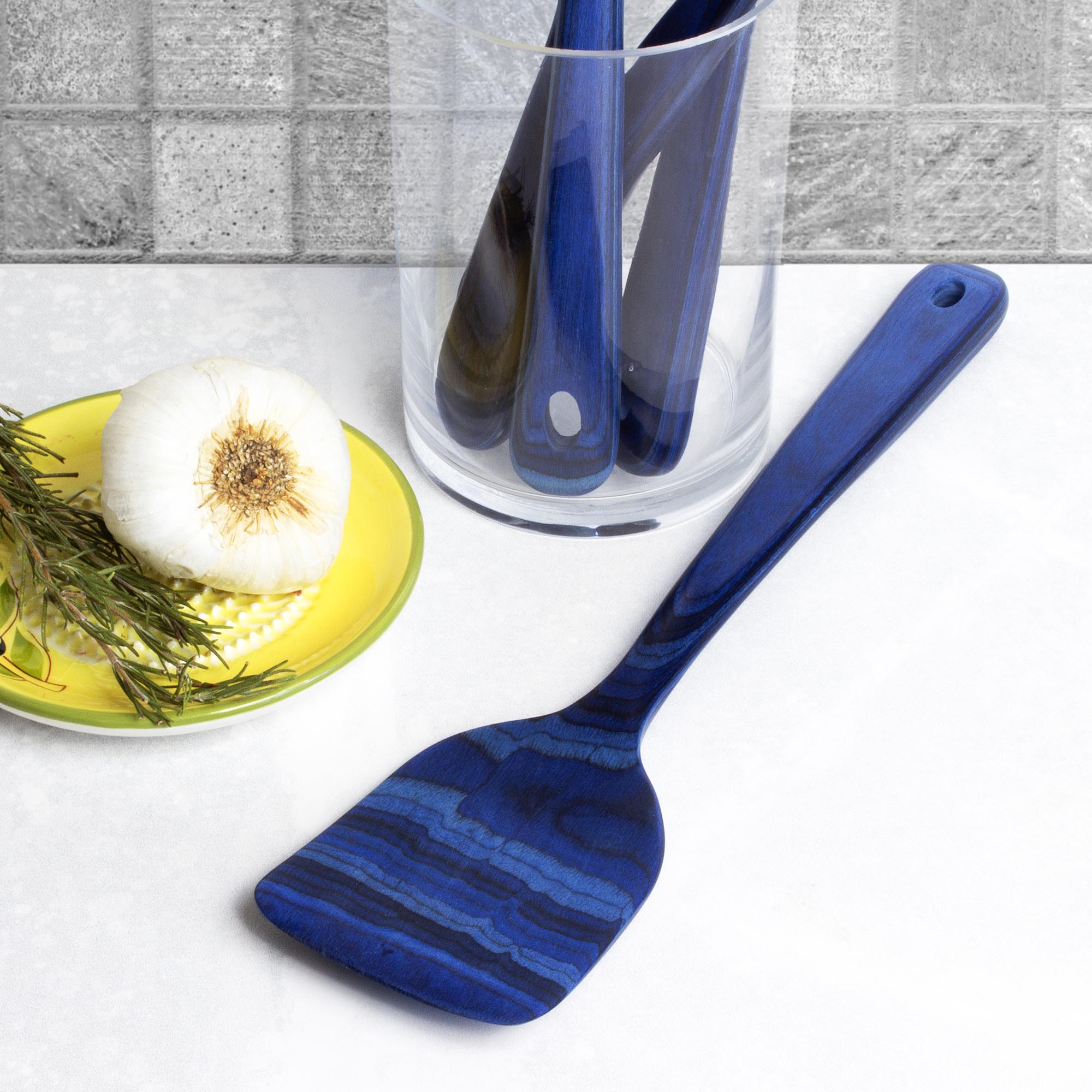 totally-bamboo-baltique-malta-collection-7-piece-cooking-utensil-set-blue-birch- image 4