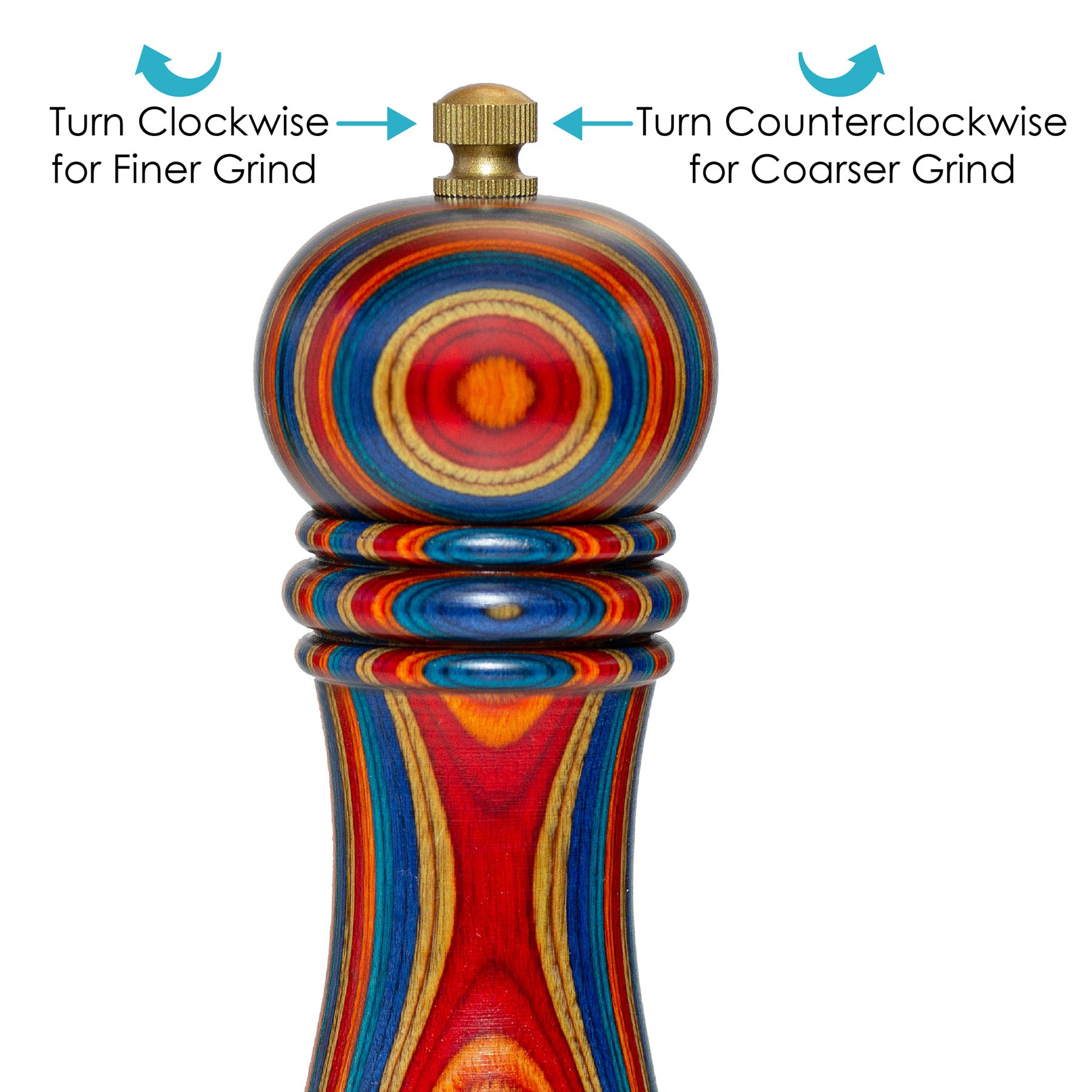totally-bamboo-baltique-montego-bay-collection-pepper-grinder-refillable-stainle image 7