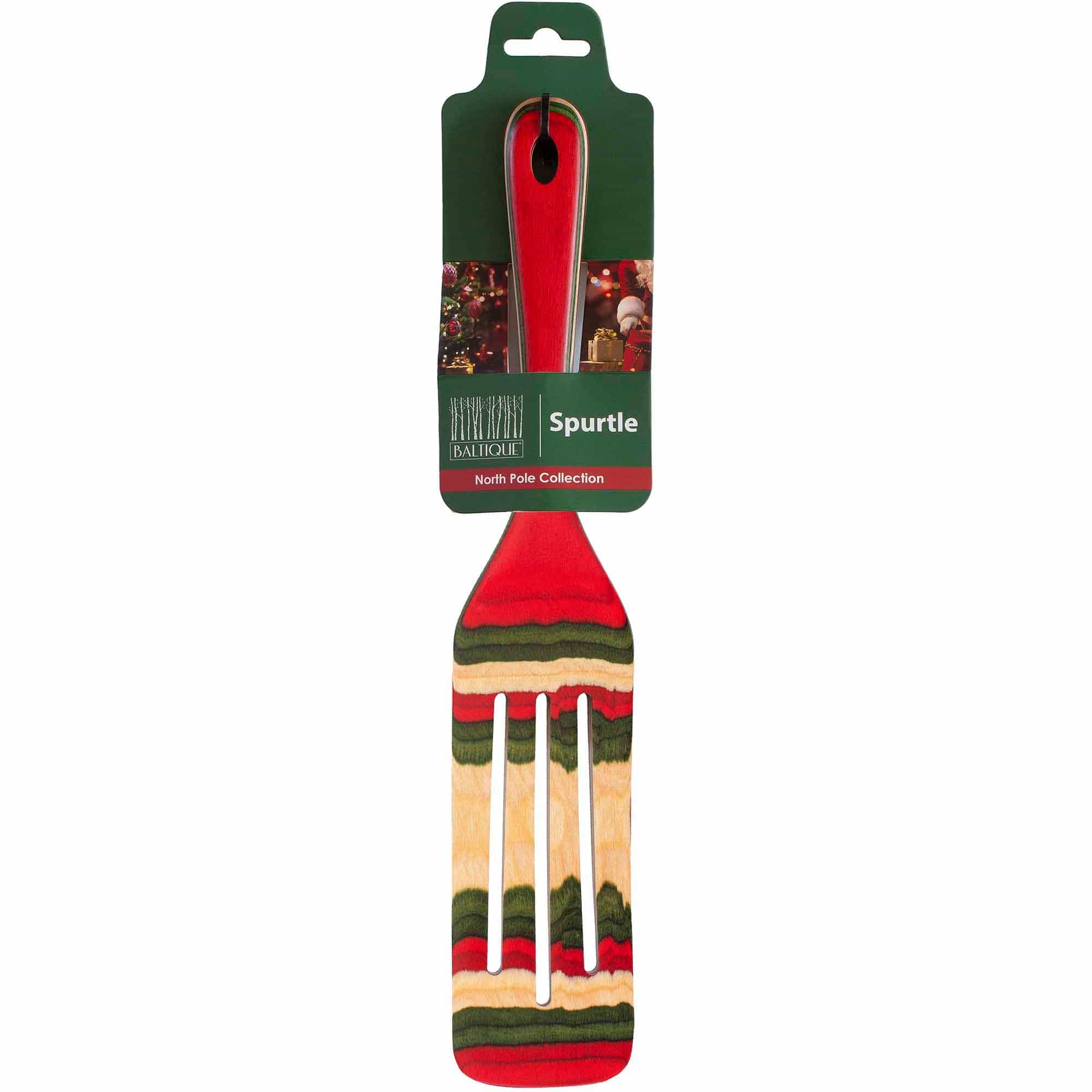 totally-bamboo-baltique-north-pole-collection-spurtle-13-red-green-birch-wood image 8