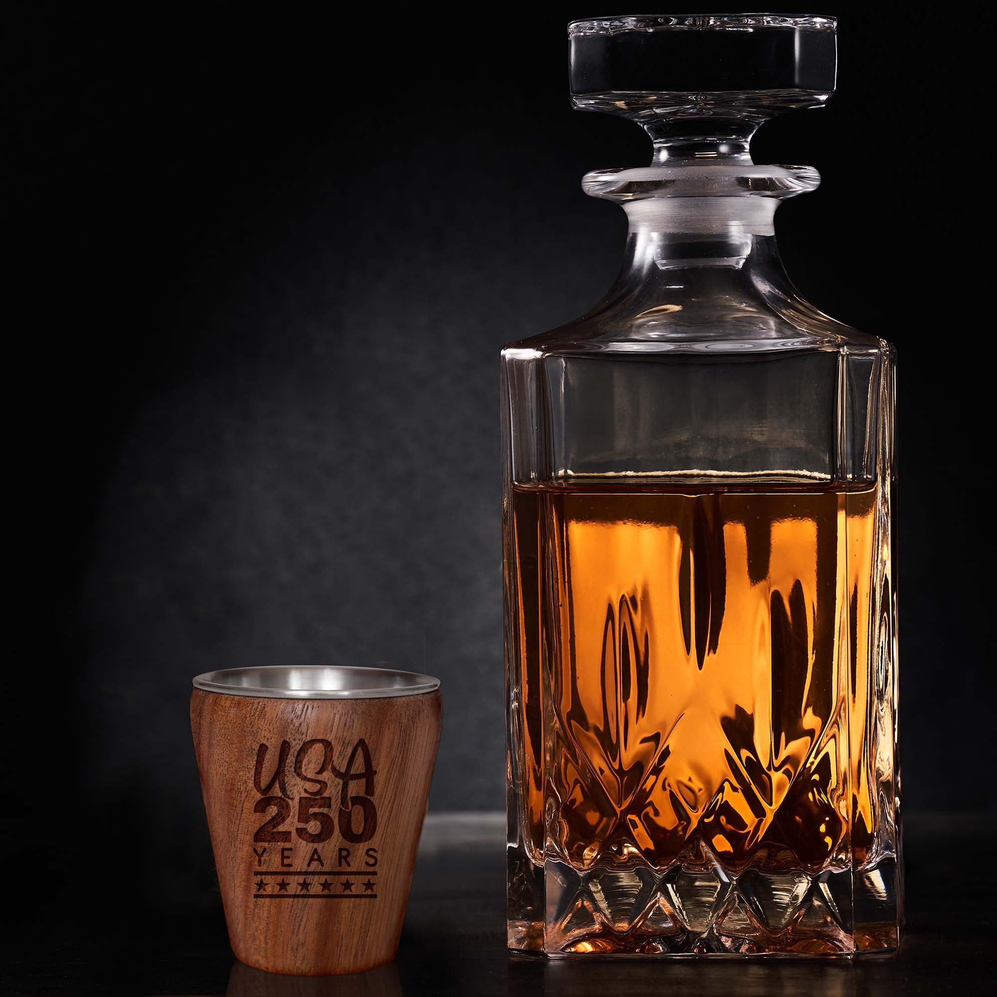 totally-bamboo-rock-branch-usa-250th-anniversary-engraved-acacia-shot-glass image 2