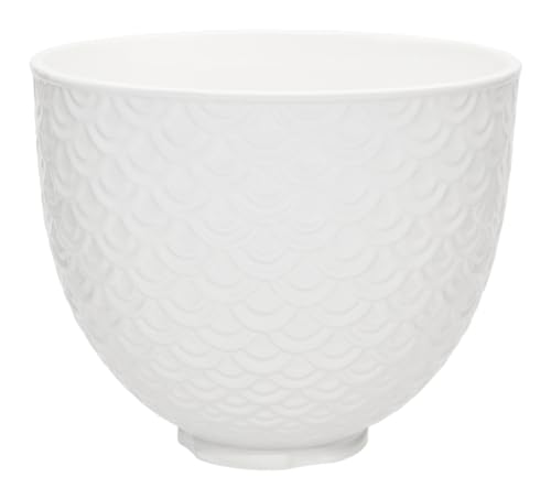 kitchenaid-5-quart-textured-ceramic-bowl-for-tilt-head-stand-mixers-white-mermai image 5
