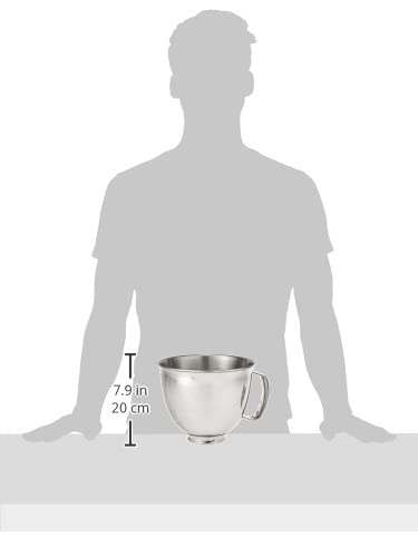 kitchenaid-3-5-quart-polished-stainless-steel-mixing-bowl-with-handle-ksm35ssfp- image 6