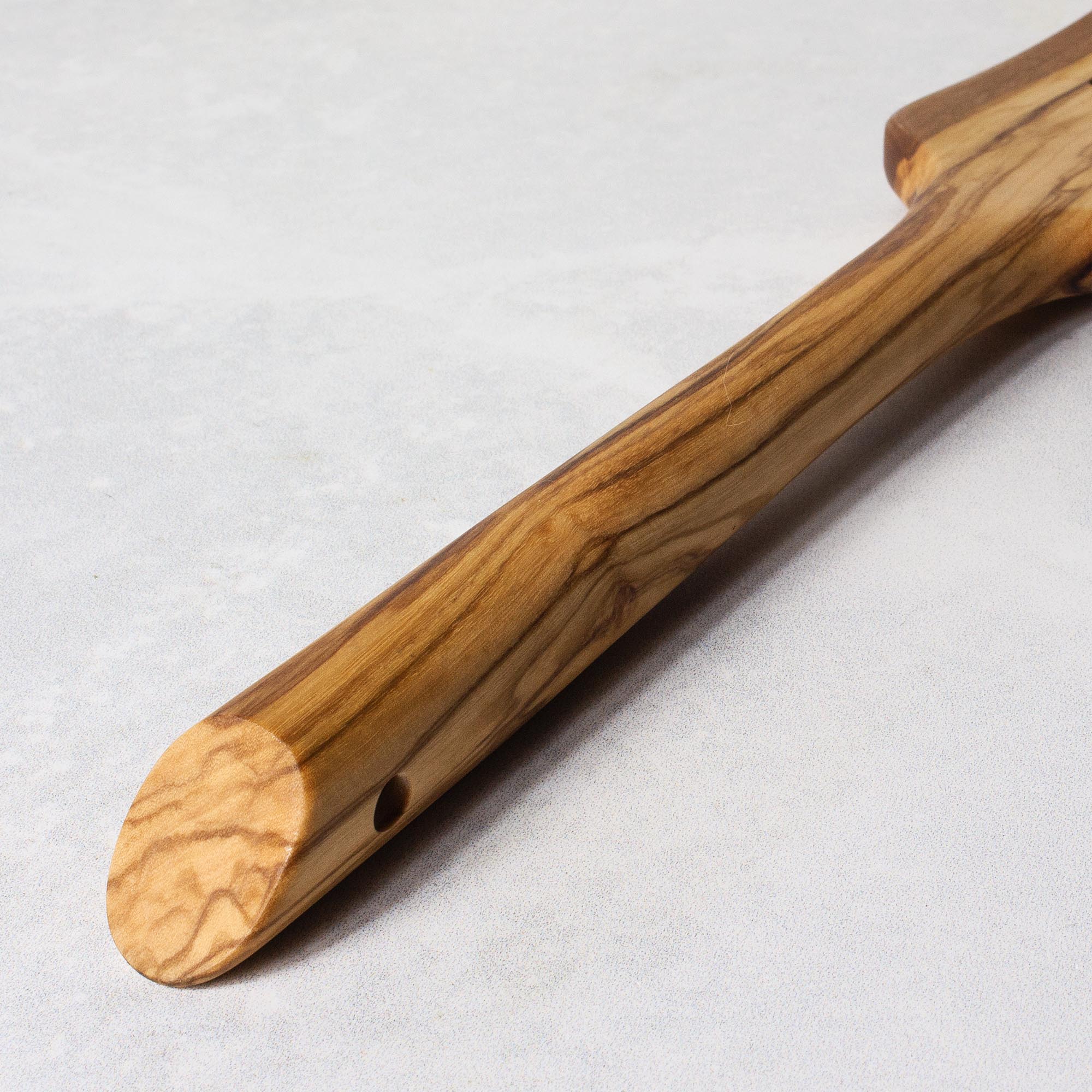 totally-bamboo-rock-branch-olive-wood-slotted-spurtle image 5