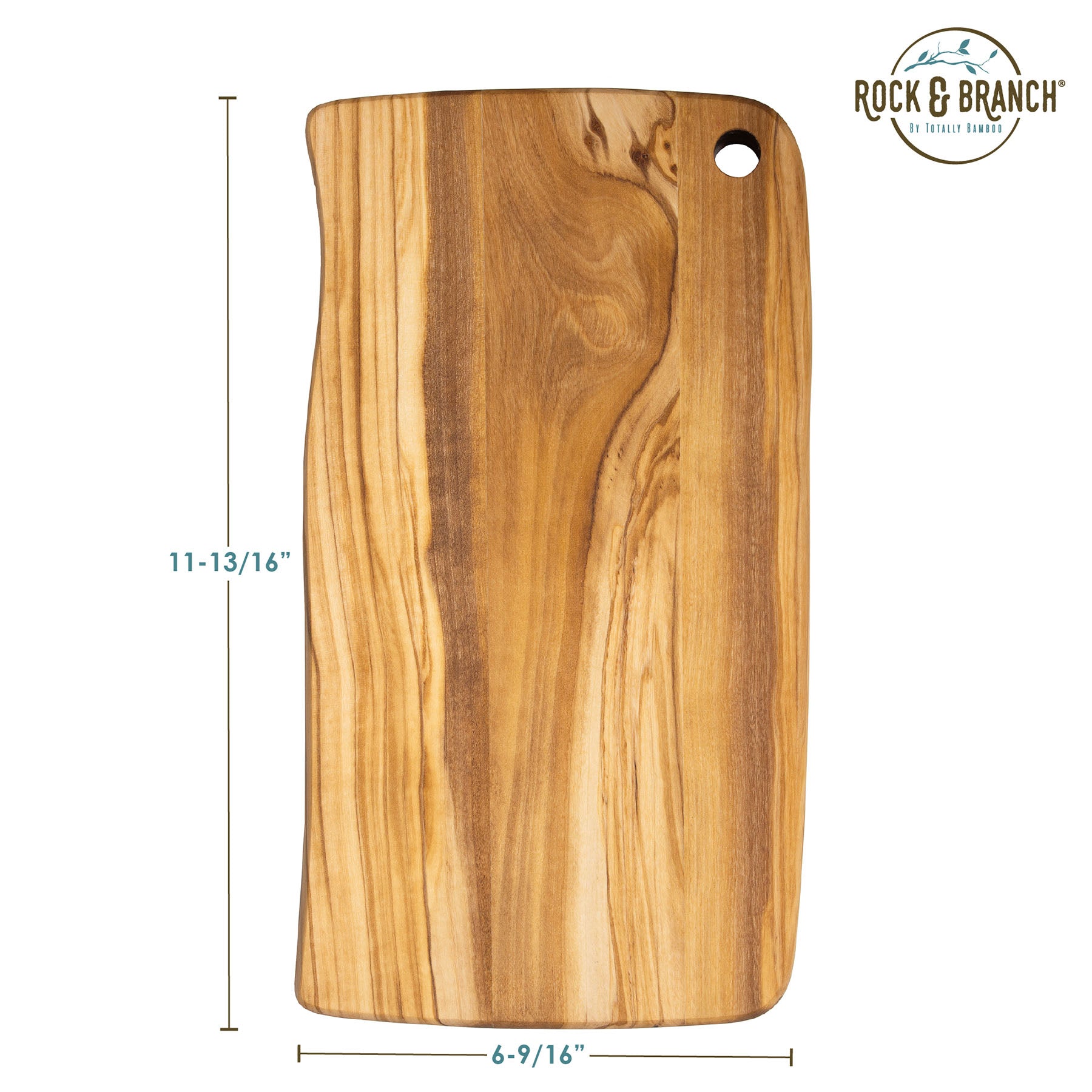 totally-bamboo-rock-branch-olive-wood-cutting-serving-board image 6