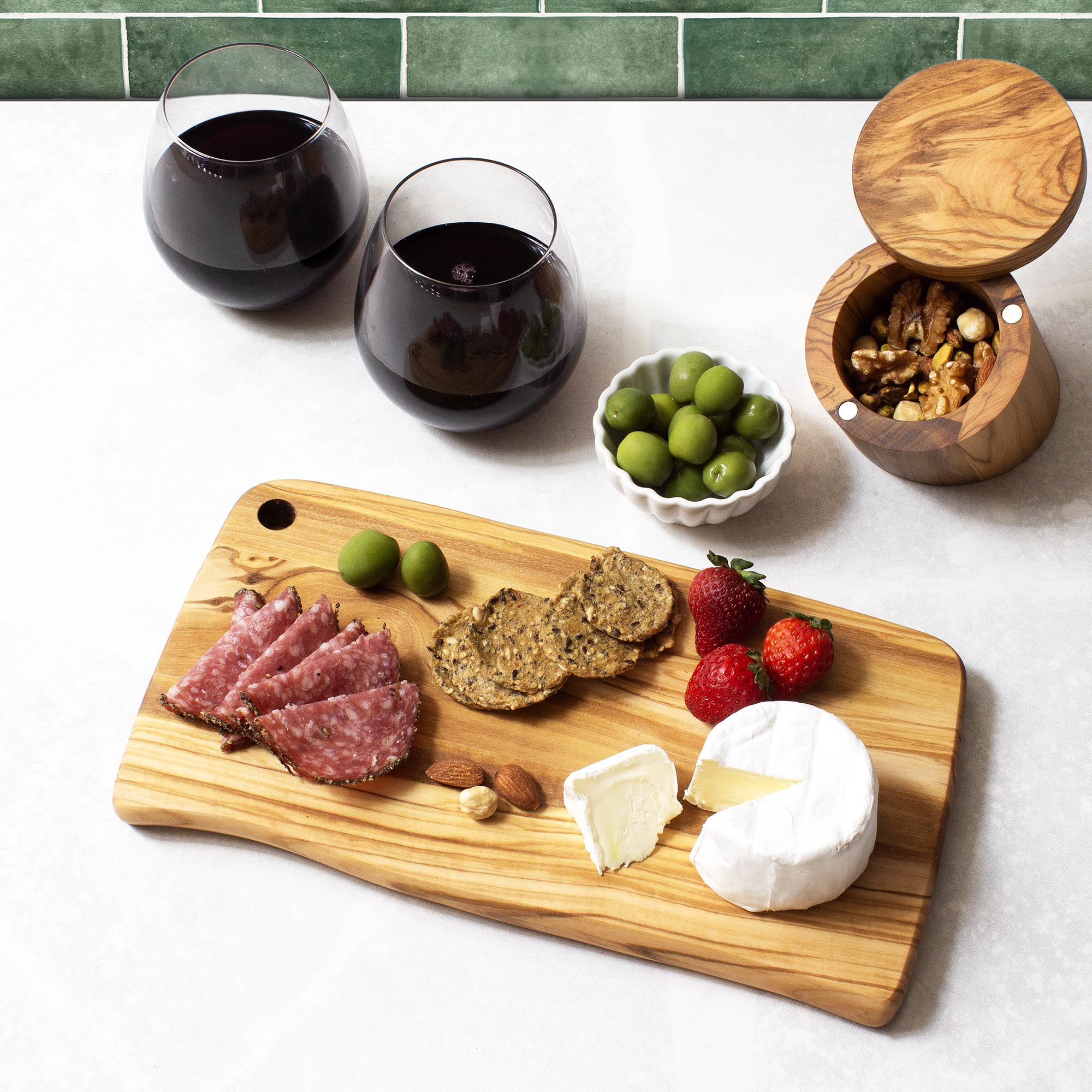totally-bamboo-rock-branch-olive-wood-cutting-serving-board image 2