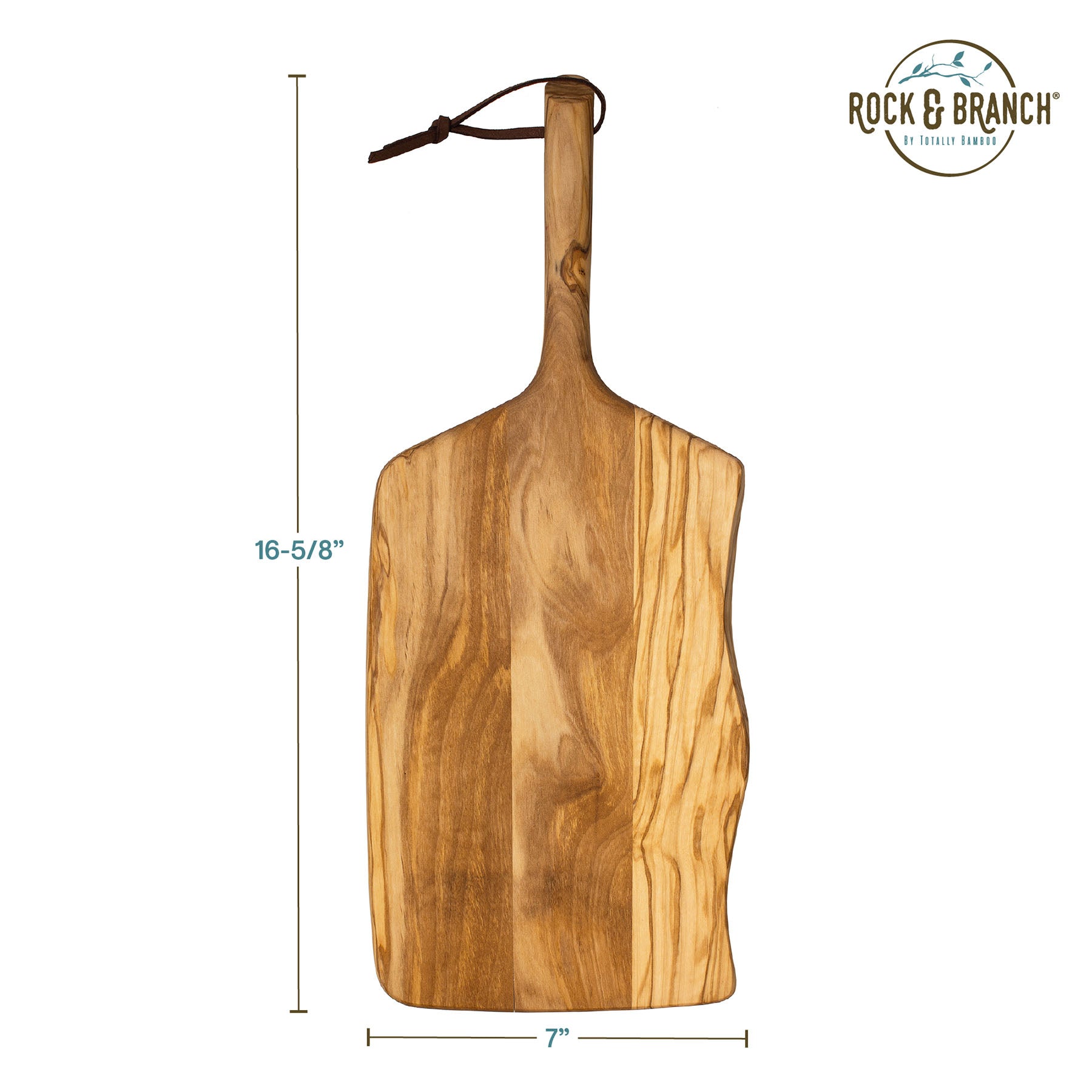 rock-branch-olive-wood-charcuterie-serving-paddle-rustic-unique image 6