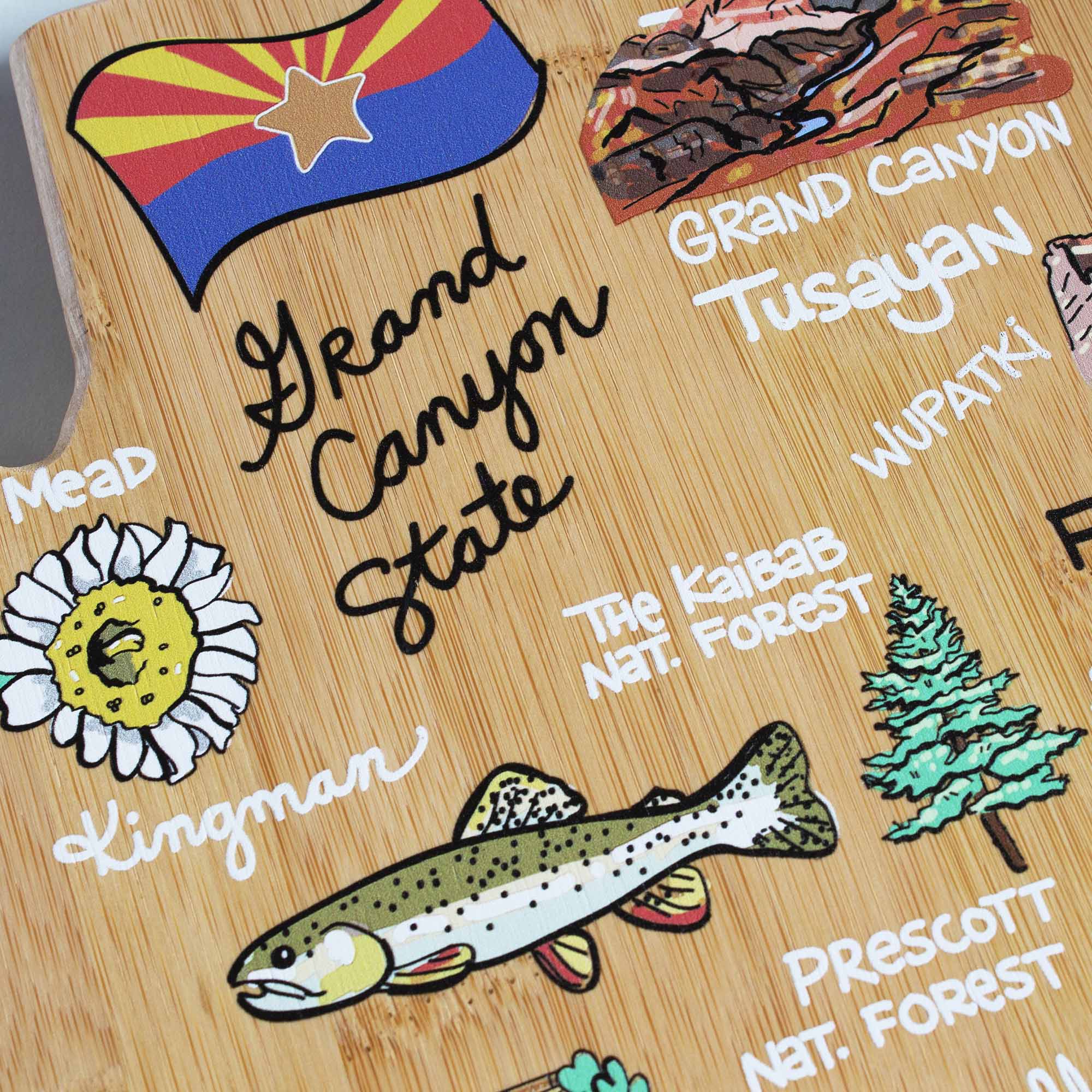 totally-bamboo-arizona-state-shaped-cutting-board-with-fish-kiss-artwork image 5