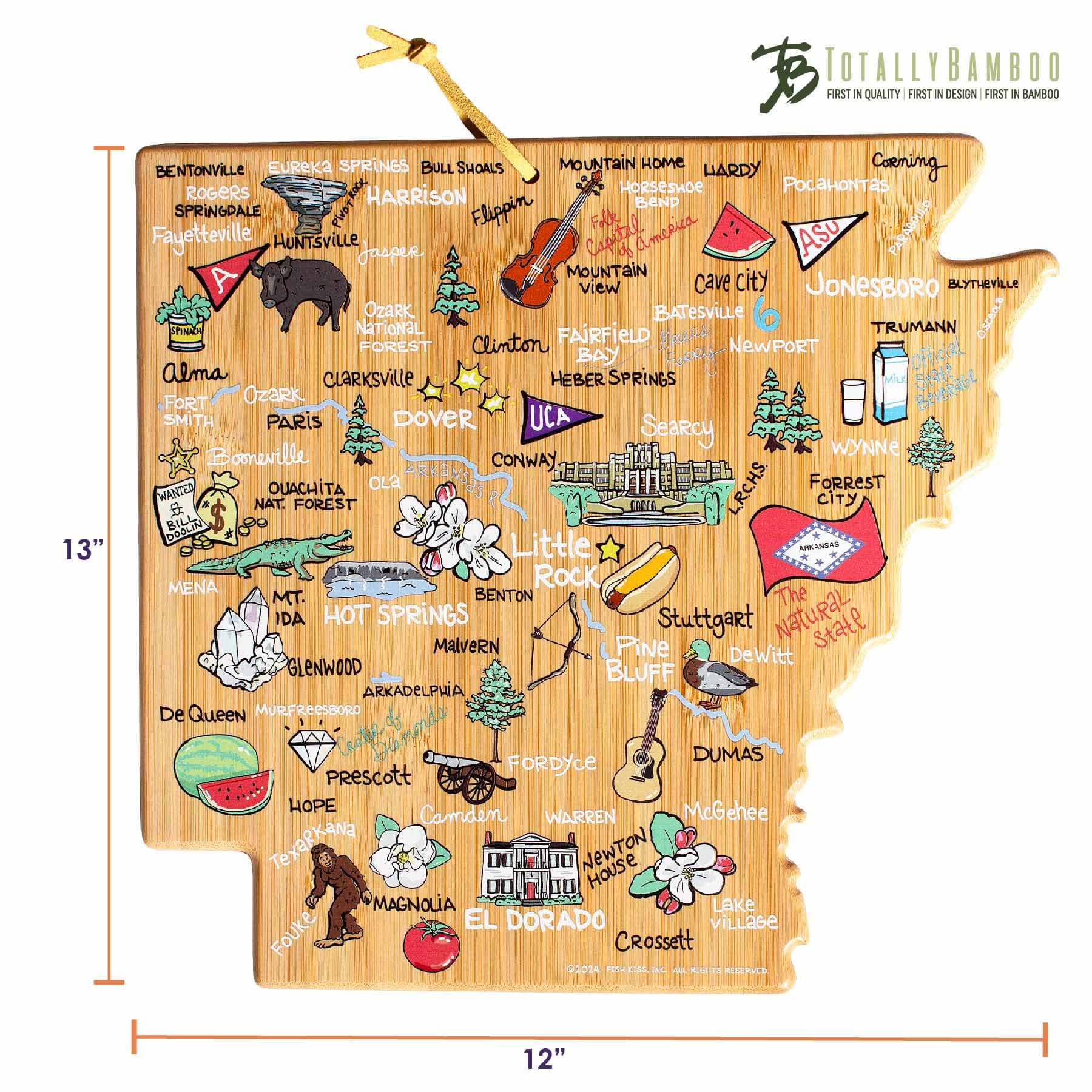 totally-bamboo-arkansas-state-shaped-cutting-board-with-fish-kiss-artwork-by-ann image 7