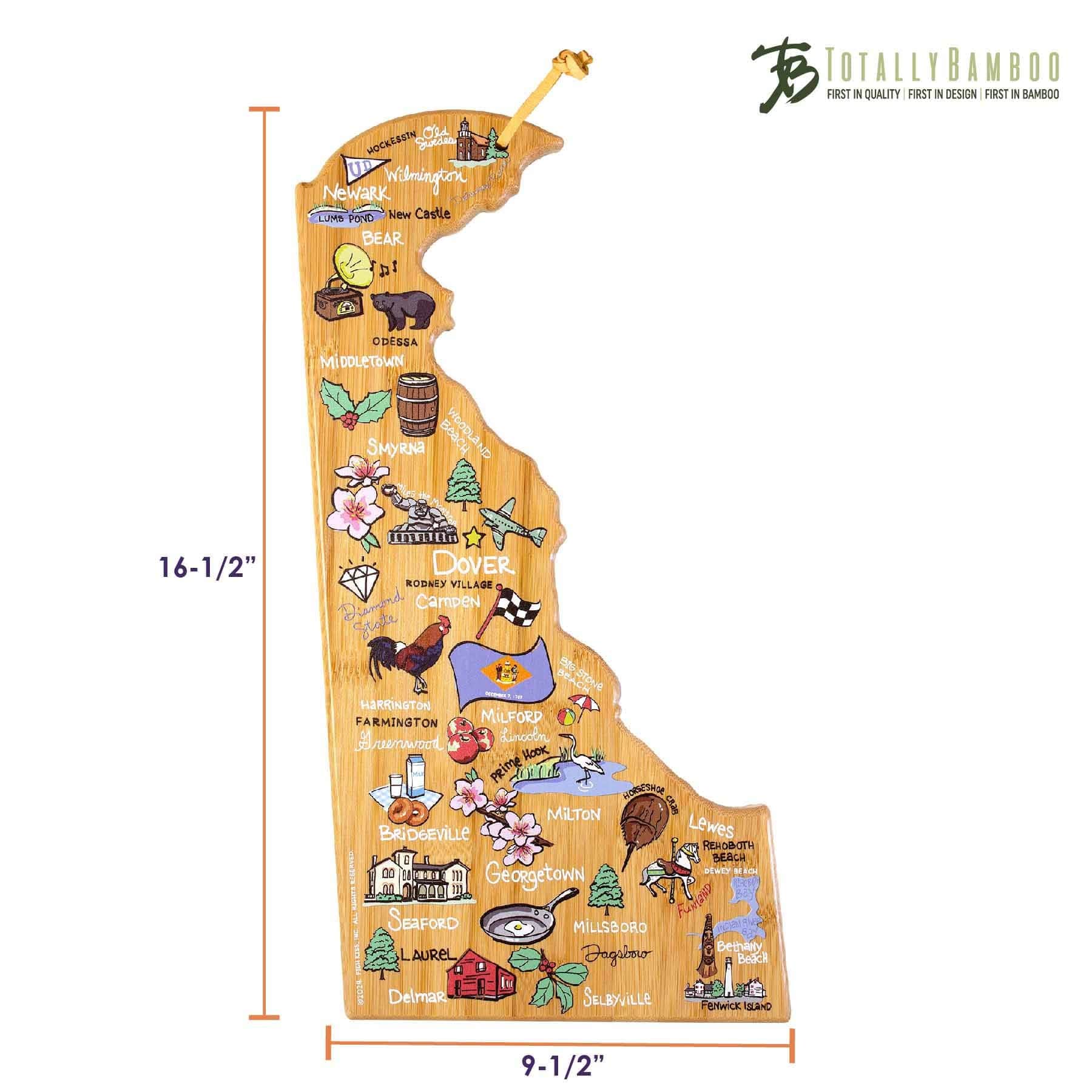 totally-bamboo-delaware-state-shaped-cutting-board-with-artwork-by-fish-kiss image 7