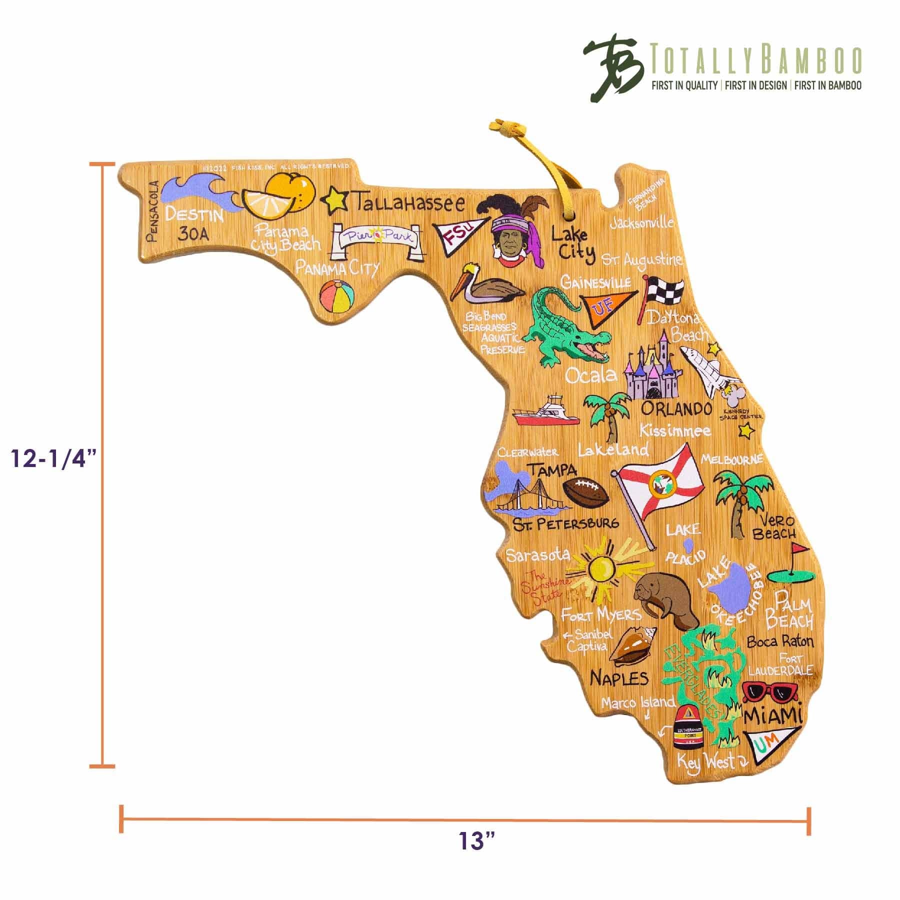 totally-bamboo-florida-cutting-board-with-artwork-by-fish-kiss image 8