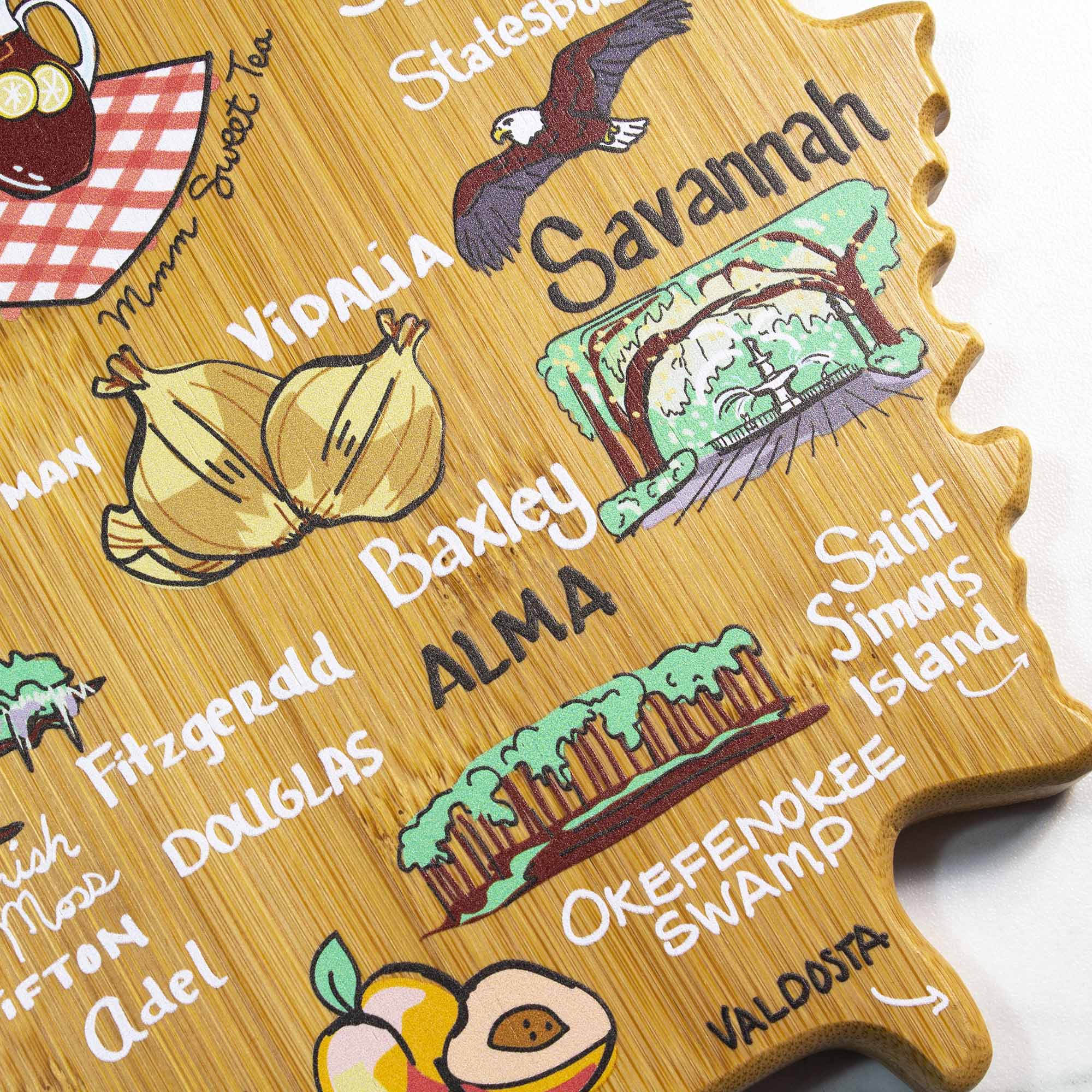 totally-bamboo-georgia-cutting-board-with-artwork-by-fish-kiss image 6
