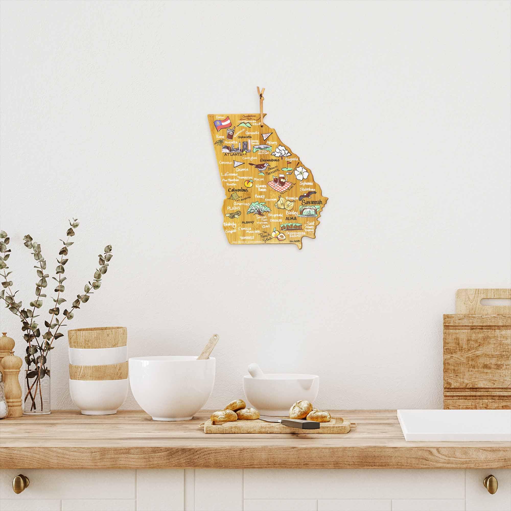 totally-bamboo-georgia-cutting-board-with-artwork-by-fish-kiss image 3