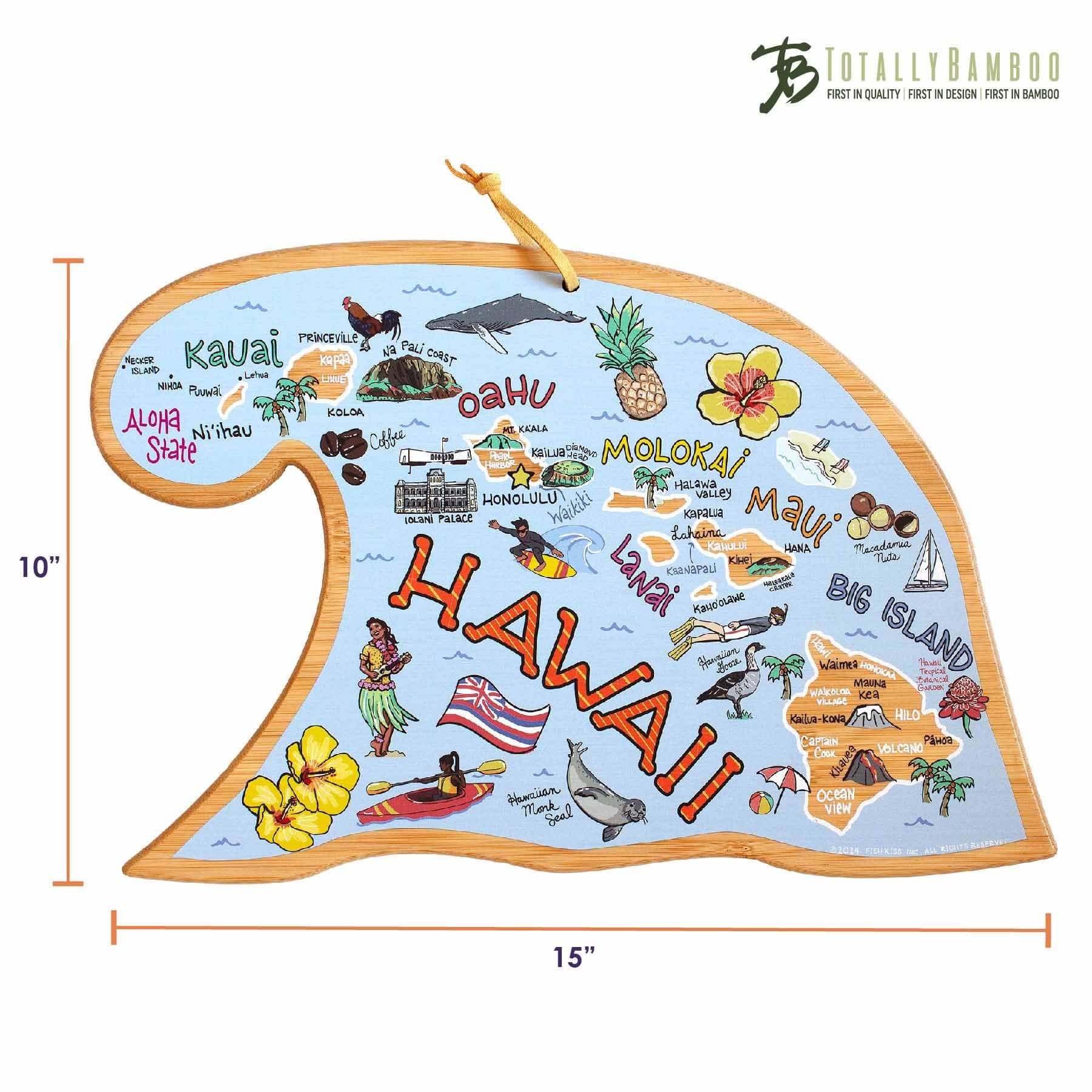 totally-bamboo-hawaiian-islands-fish-kiss-cutting-board-with-artwork image 7