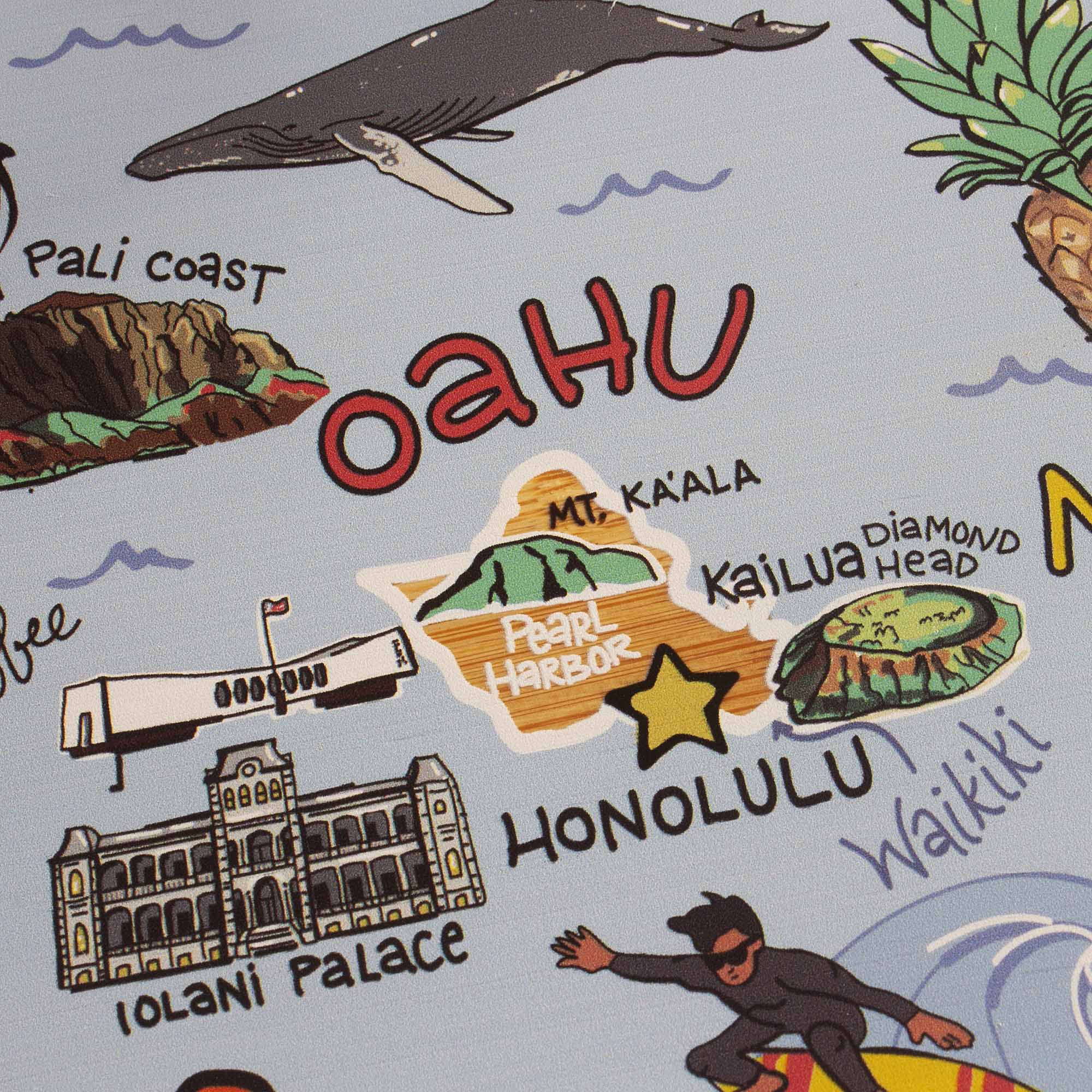totally-bamboo-hawaiian-islands-fish-kiss-cutting-board-with-artwork image 5