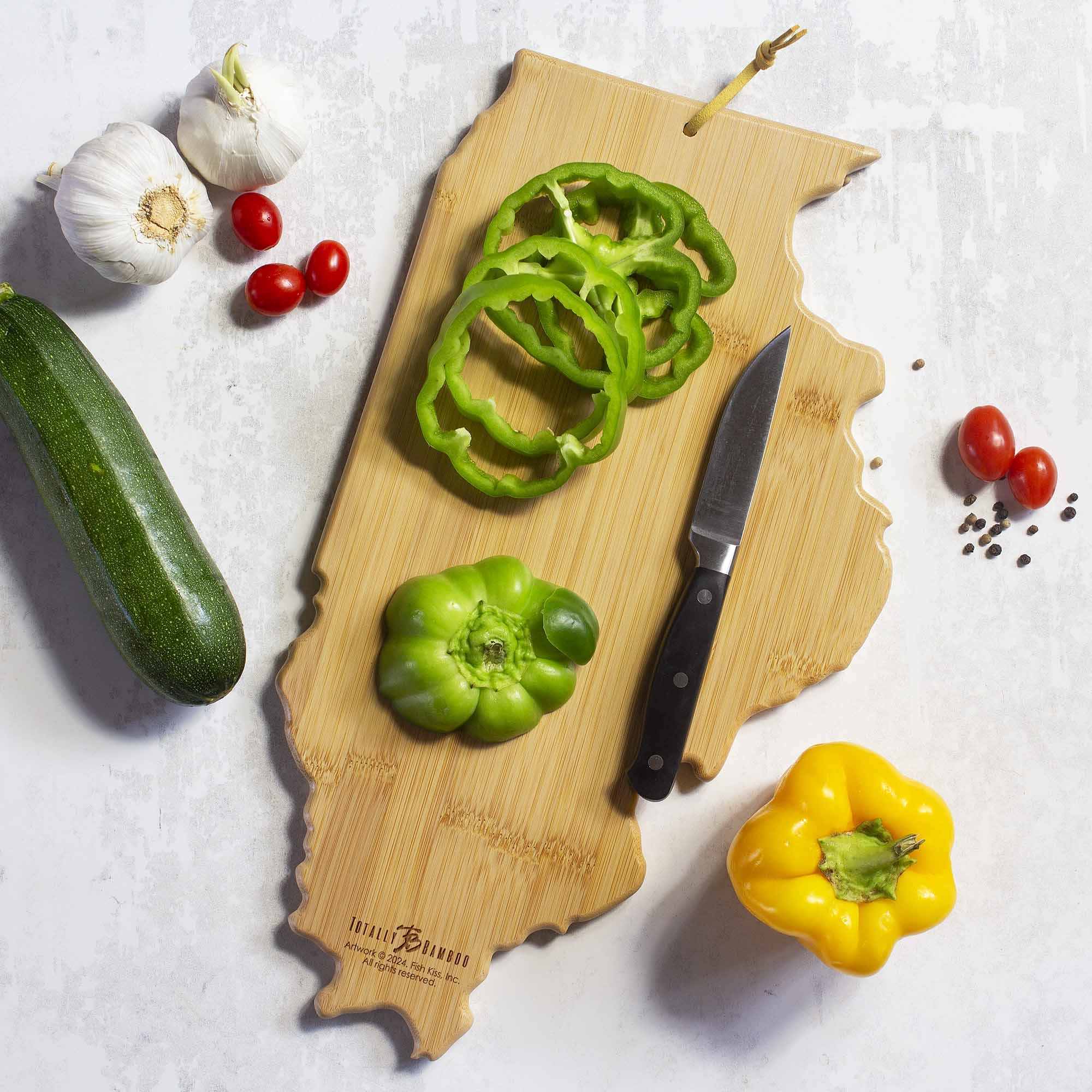totally-bamboo-illinois-cutting-board-with-artwork-by-fish-kiss image 3