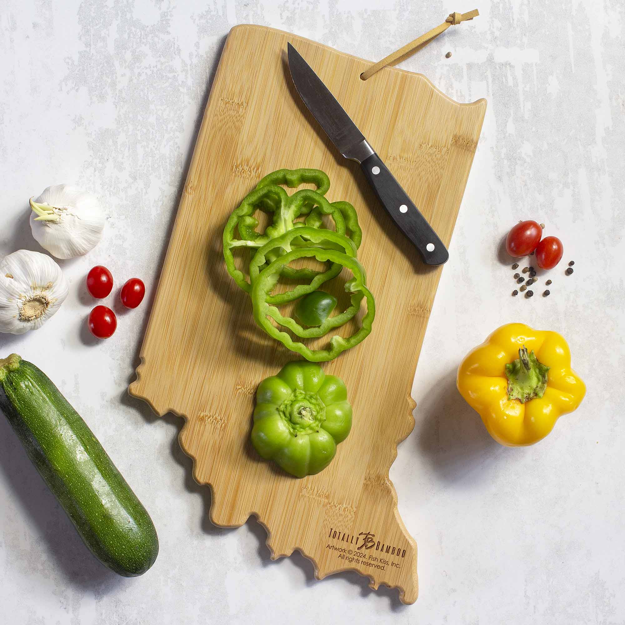 totally-bamboo-indiana-cutting-board-with-artwork-by-fish-kiss image 3