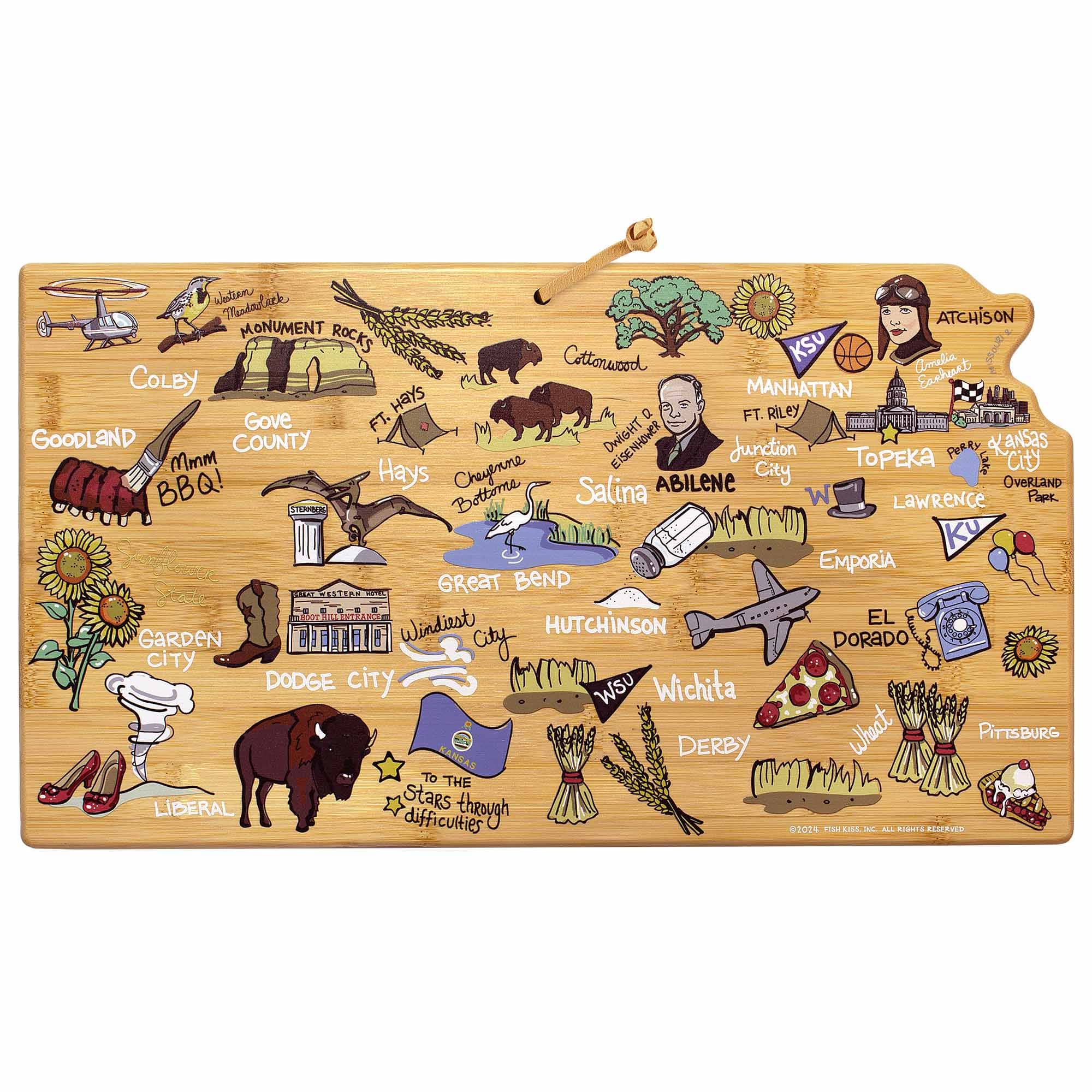 totally-bamboo-kansas-cutting-board-with-artwork-by-fish-kiss image 1