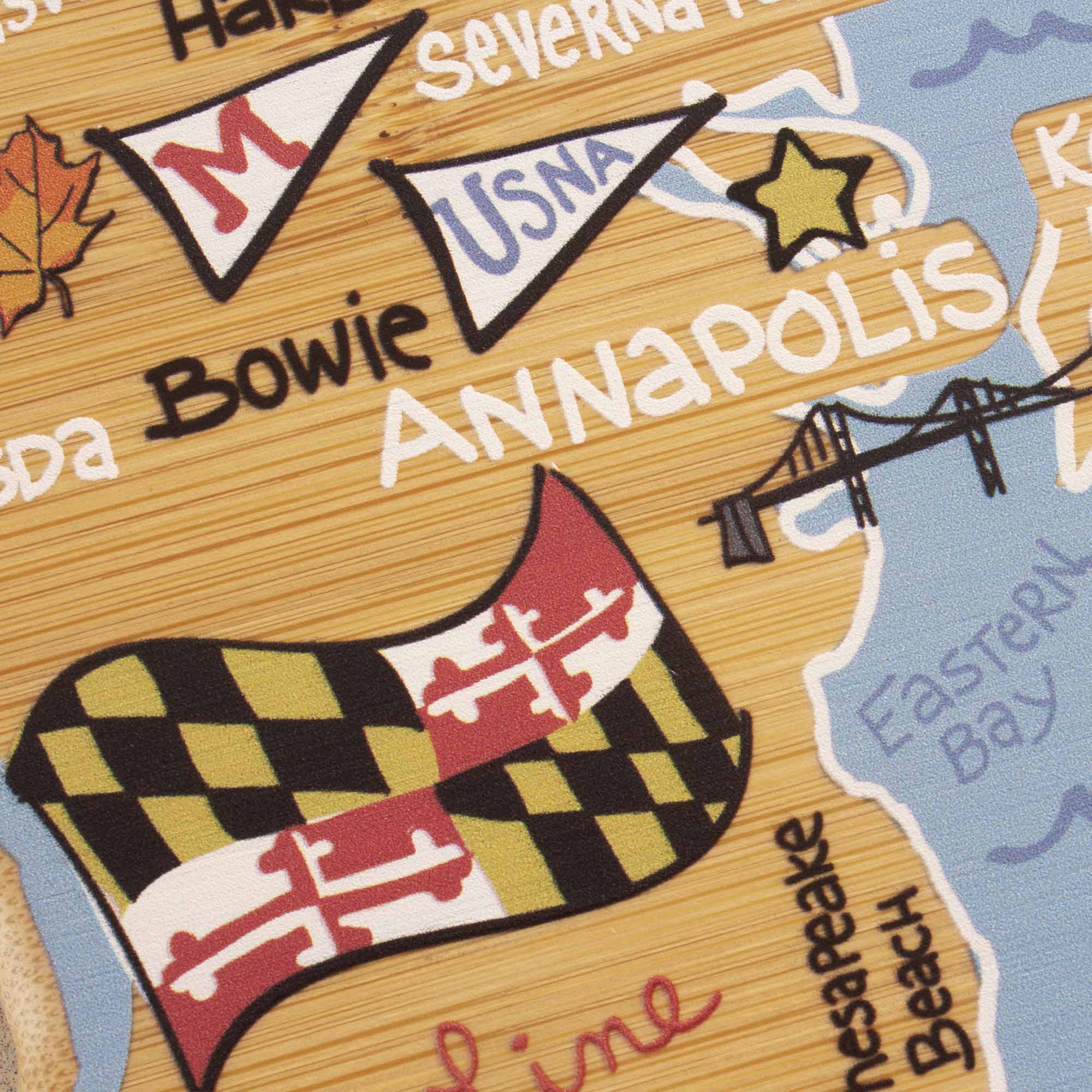 totally-bamboo-maryland-cutting-board-with-artwork-by-fish-kiss image 5
