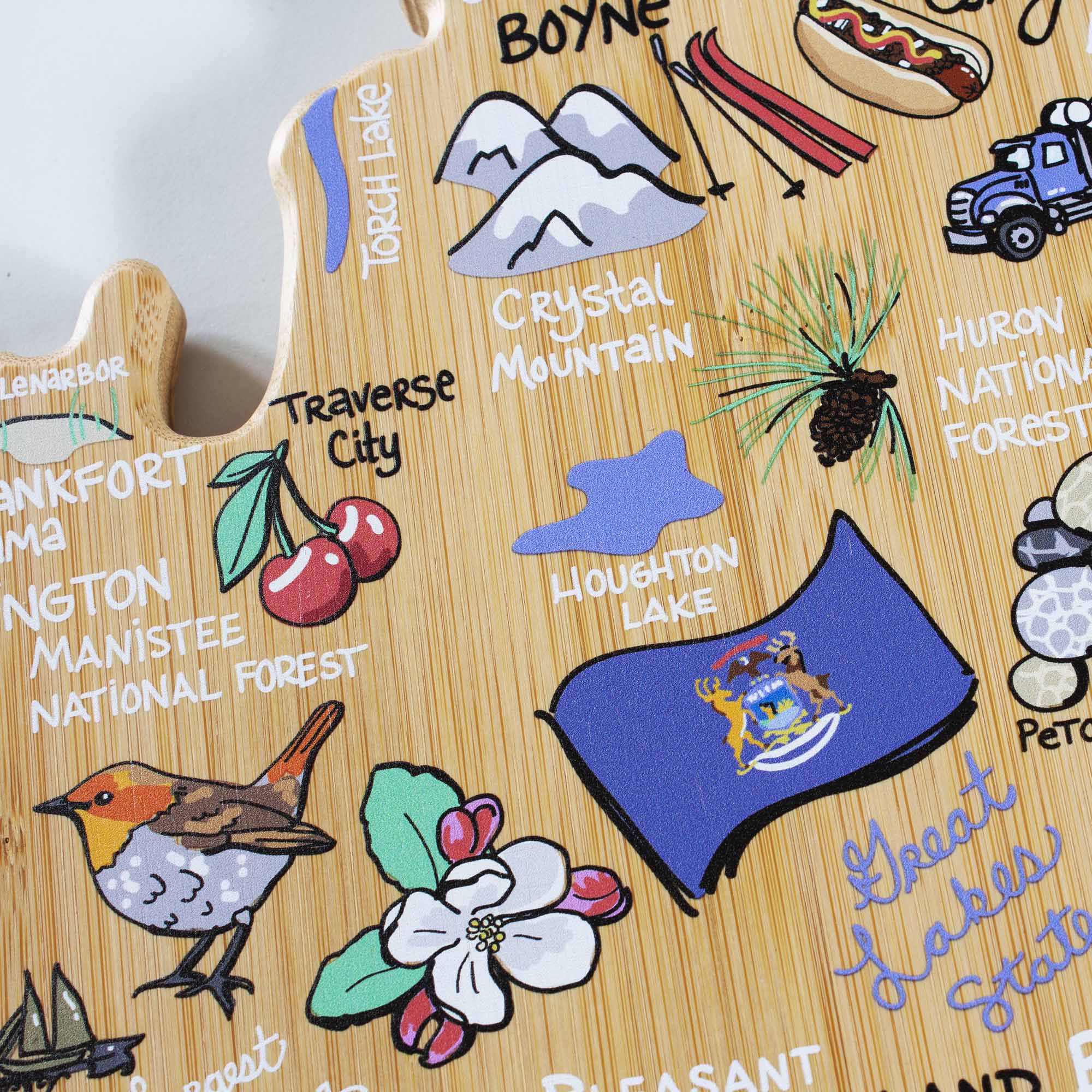 totally-bamboo-michigan-mitten-cutting-board-with-artwork-by-fish-kiss image 6
