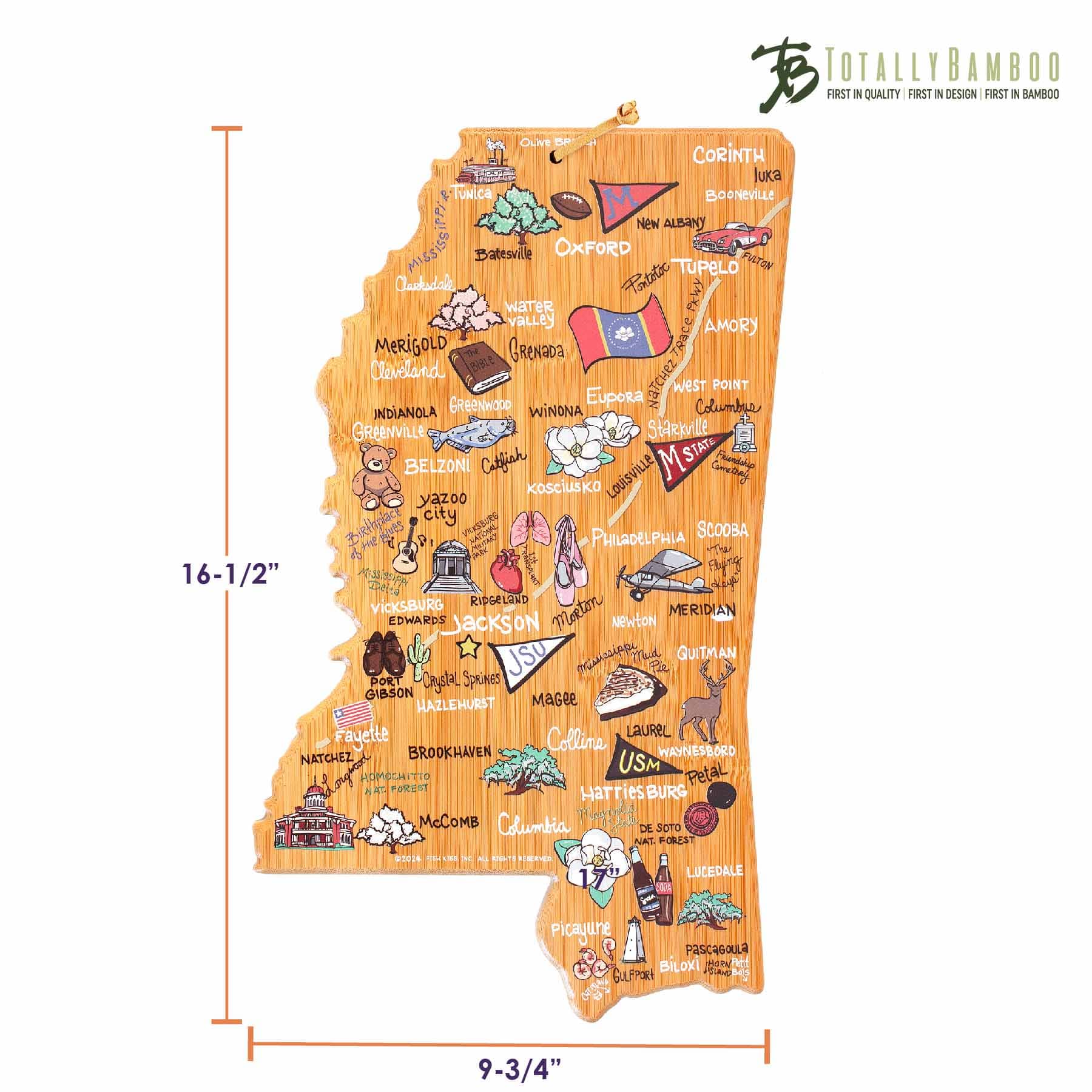 totally-bamboo-mississippi-cutting-board-with-artwork-by-fish-kiss image 7
