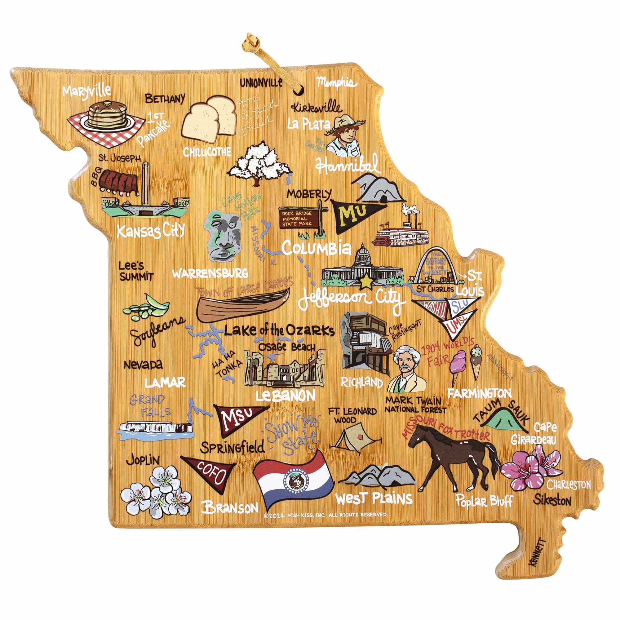 totally-bamboo-missouri-cutting-board-with-artwork-by-fish-kiss image 1