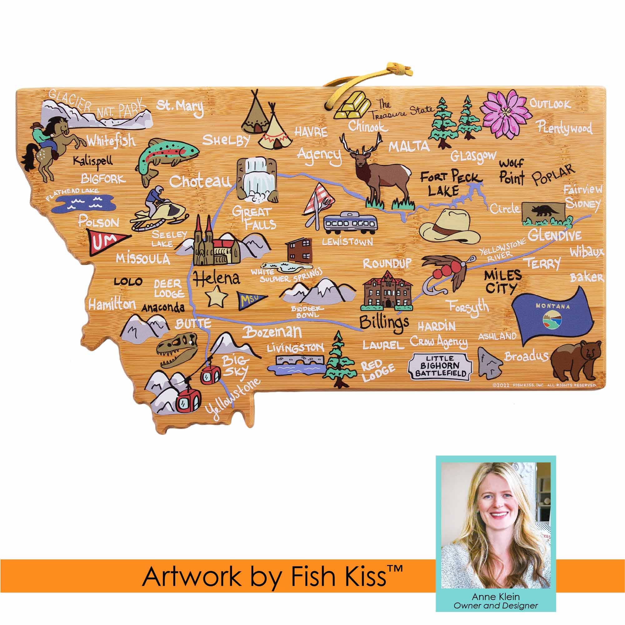 totally-bamboo-montana-state-shaped-cutting-board-with-fish-kiss-artwork-by-anne image 7