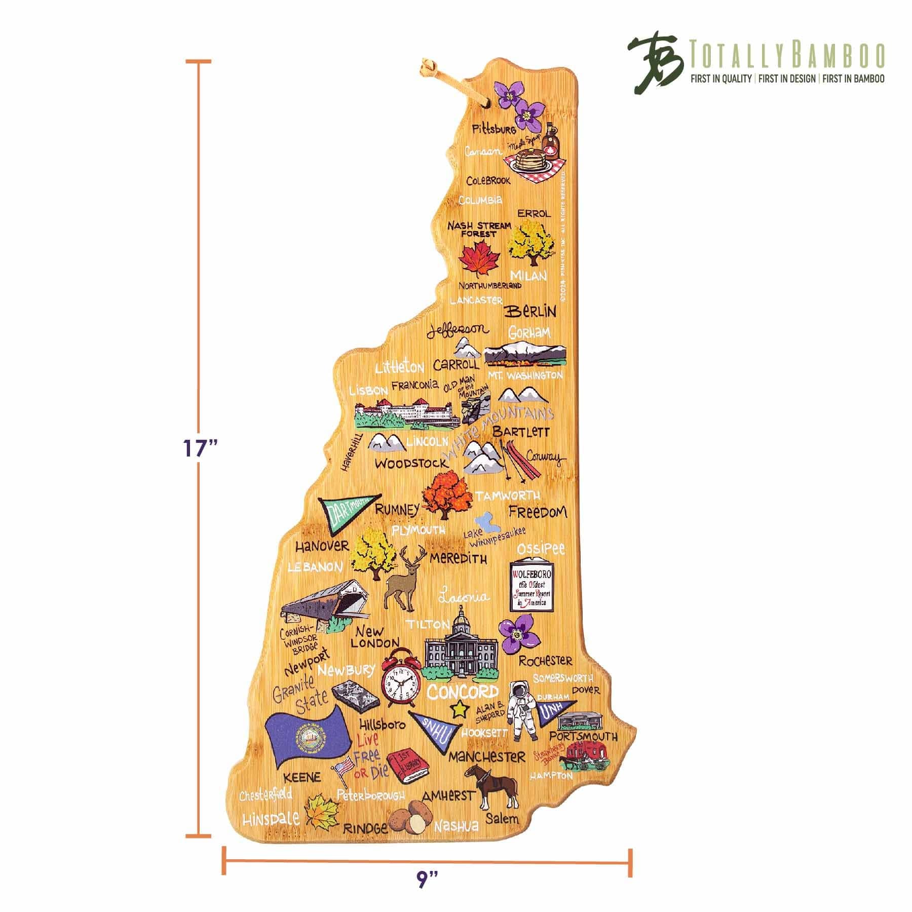 totally-bamboo-new-hampshire-cutting-board-with-artwork-by-fish-kiss image 7